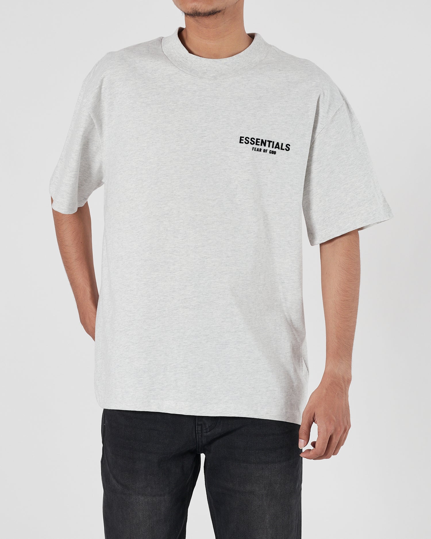 FOG Logo Printed Men Grey T-Shirt 15.90