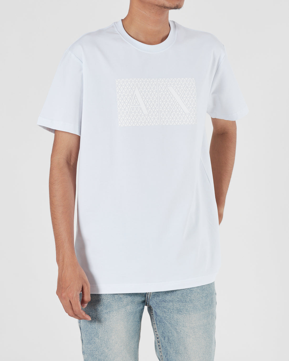 ARM AX Logo Men White T-Shirt 16.90