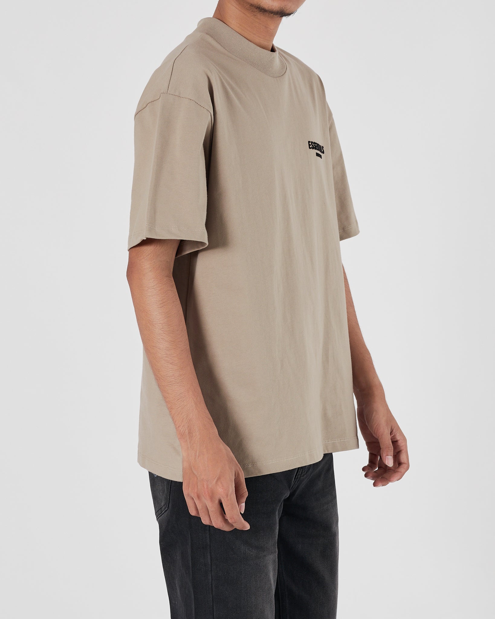 FOG Logo Printed Men Light Brown  T-Shirt 15.90