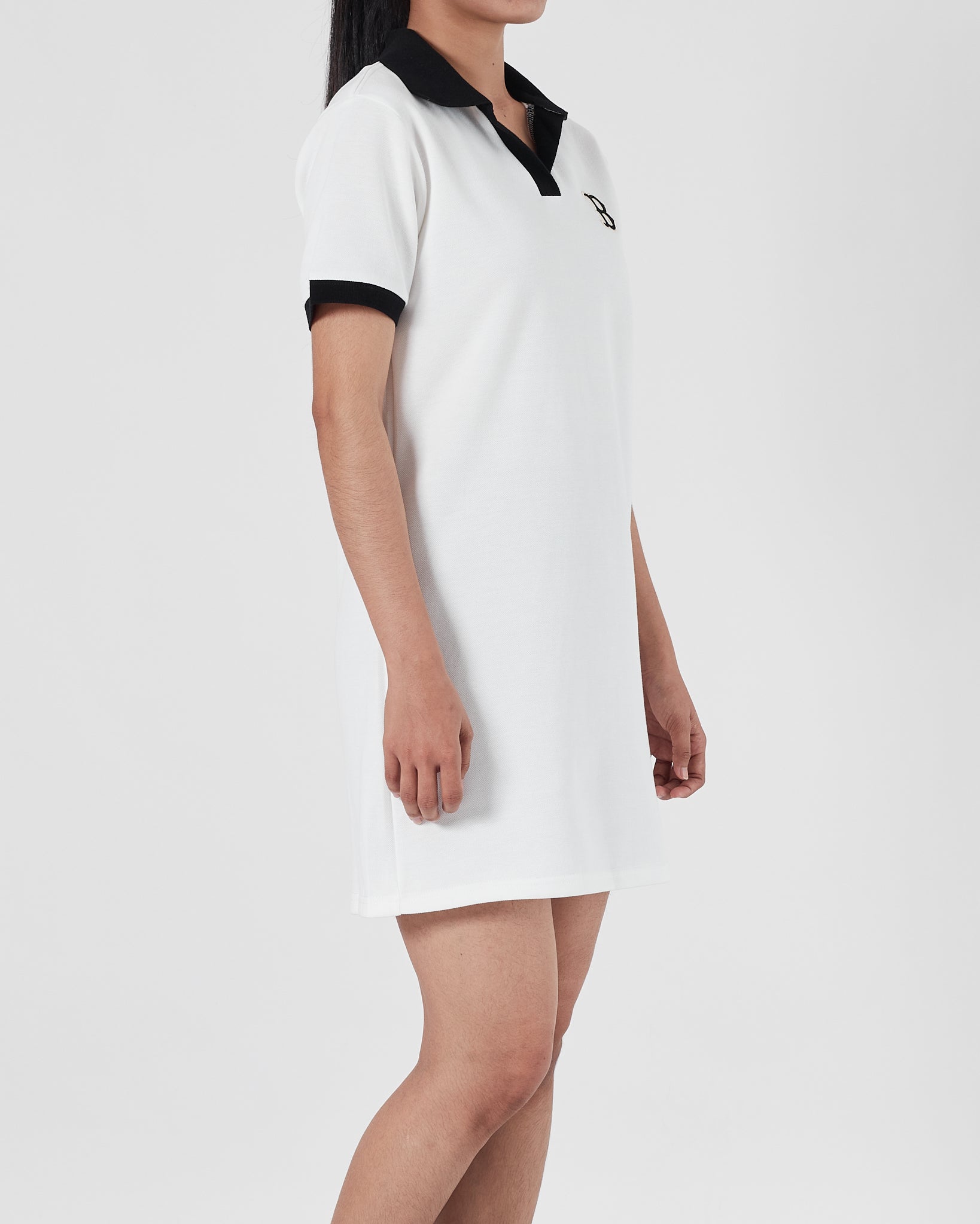 MLB B Embroidered Lady White Polo Dress 25.90