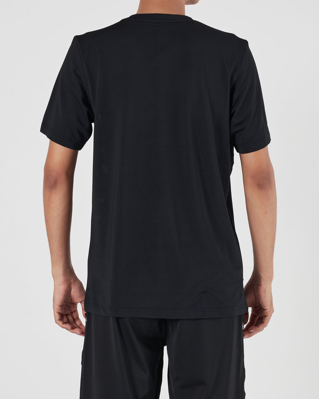 NIK Logo Printed Men Black Sport T-Shirt 14.90