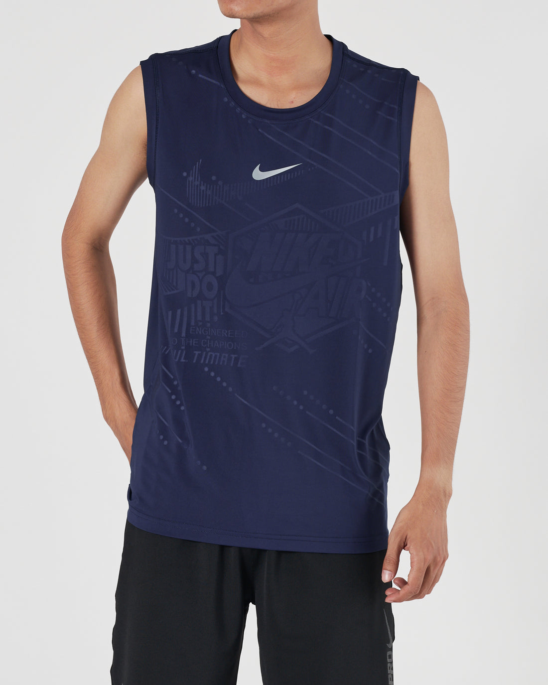 NIK Light Weight Men Blue Tank Top 12.90