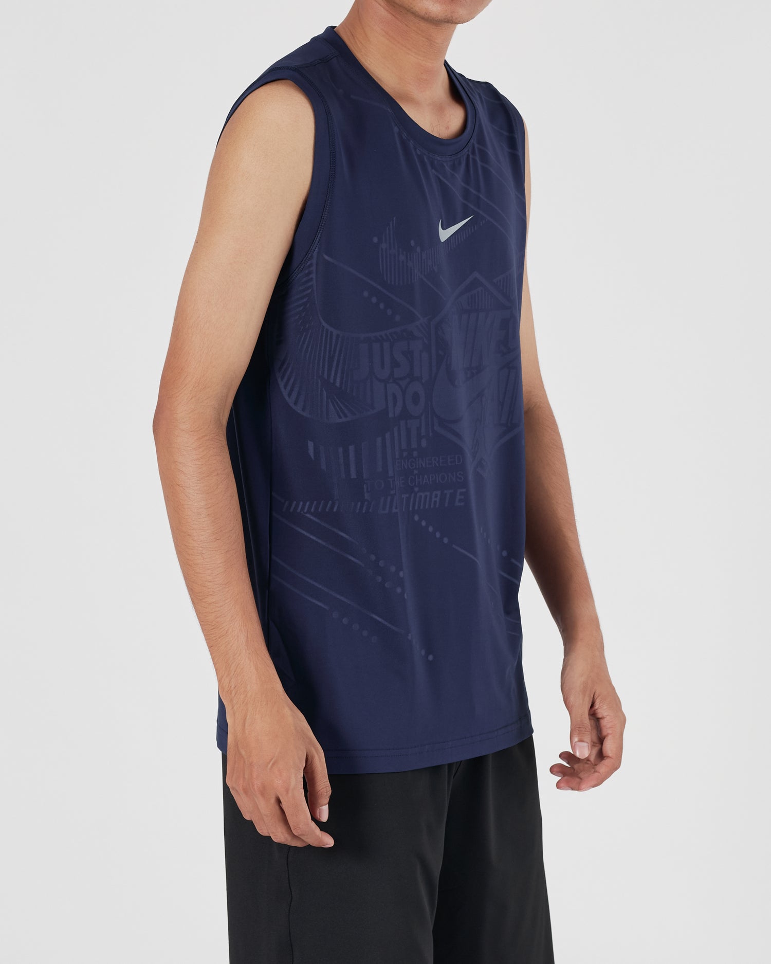 NIK Light Weight Men Blue Tank Top 12.90