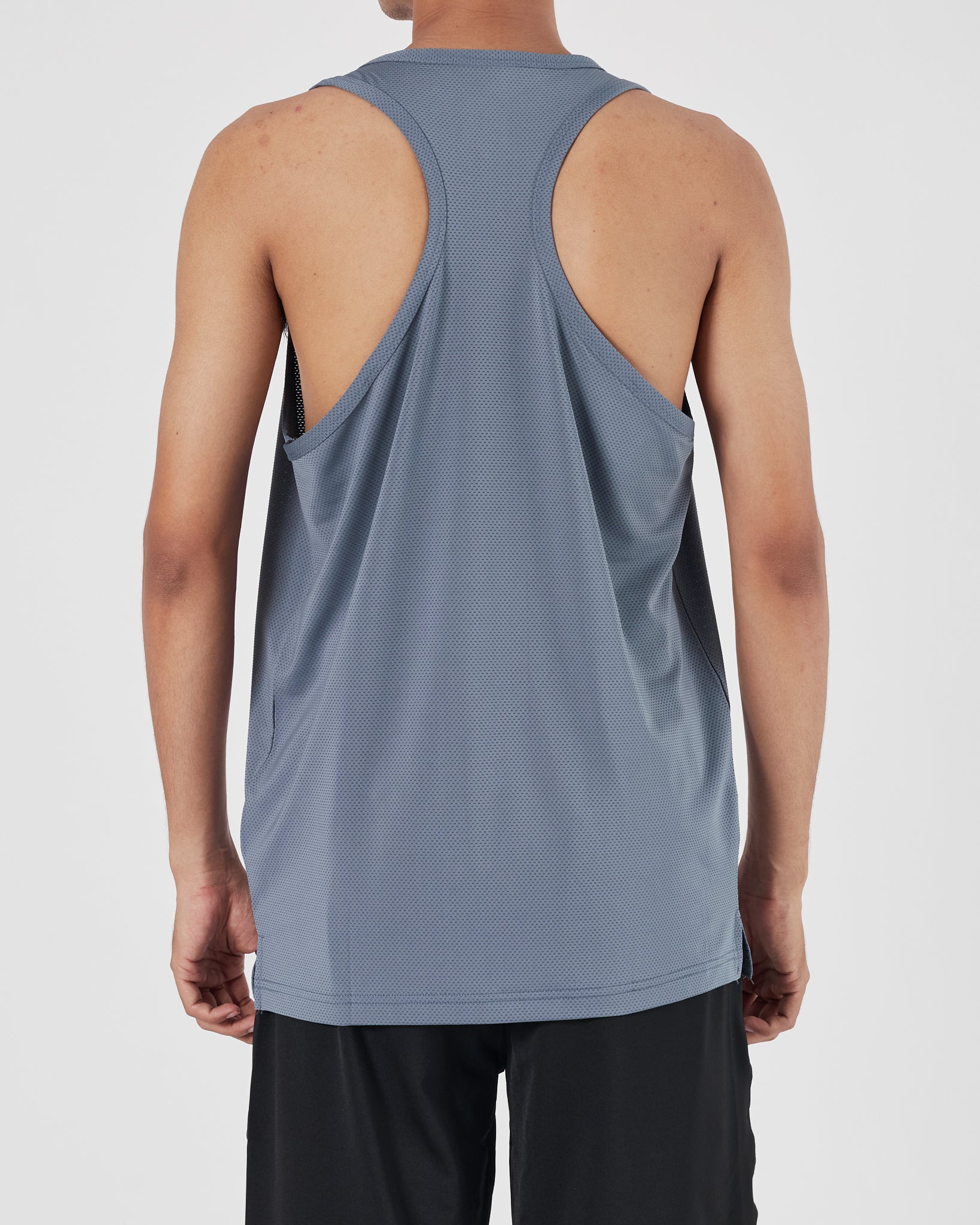 NIK Light Weight Men Grey Tank Top 11.90