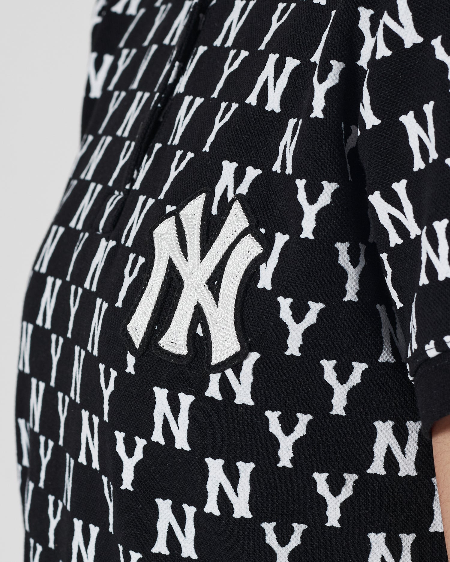 MLB NY Over Printed Lady Black Polo Dress 25.90