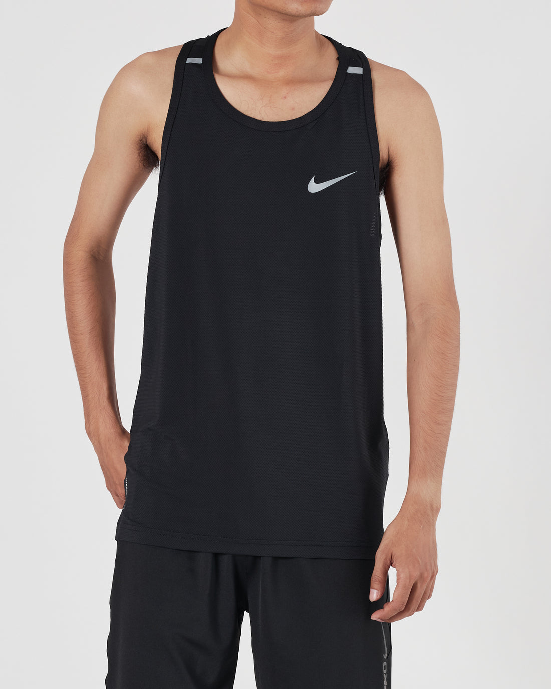 NIK Light Weight Men Black Tank Top 11.90