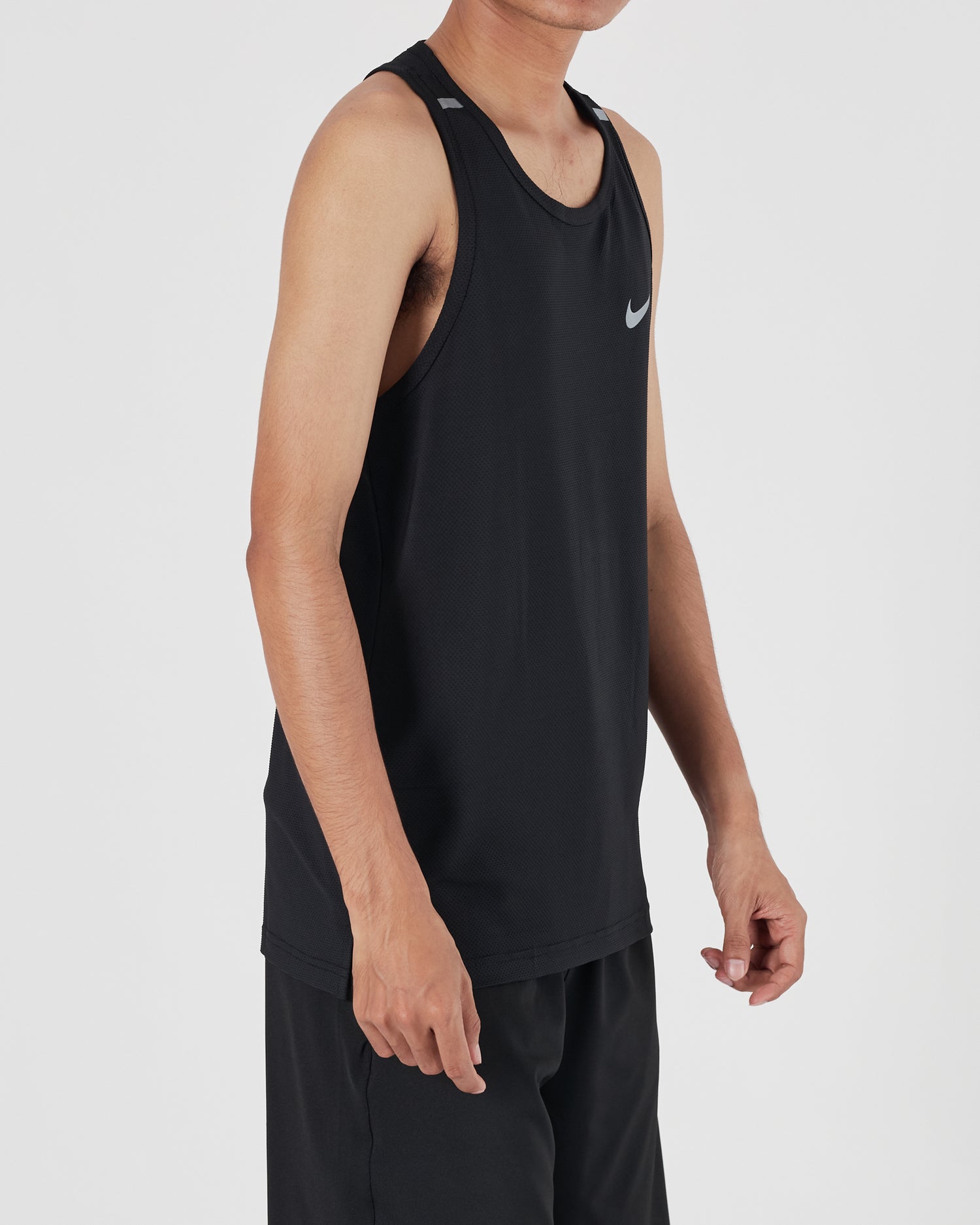 NIK Light Weight Men Black Tank Top 11.90
