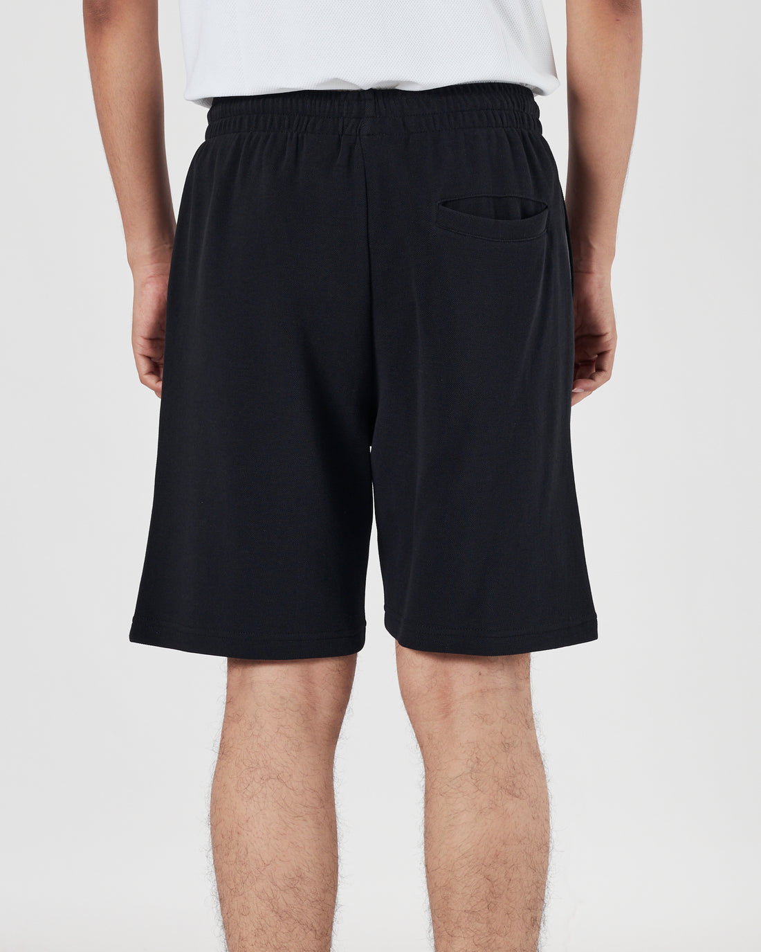 STU Logo Embroidered Men Black Shorts 17.90