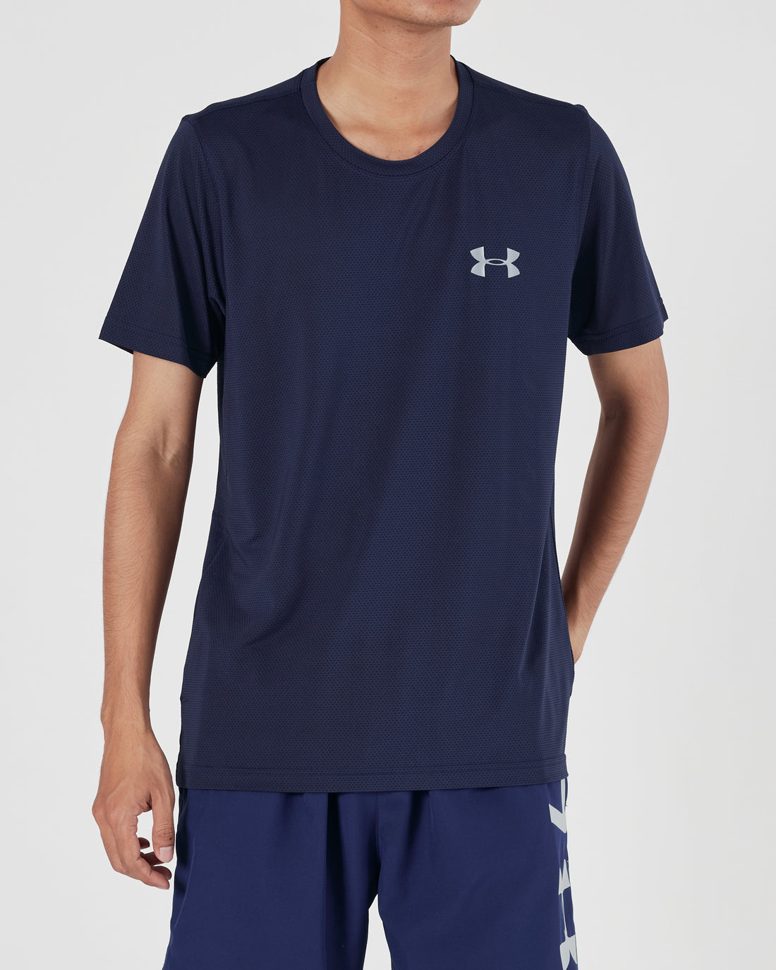 UA Men Dark Blue Sport T-Shirt 13.90