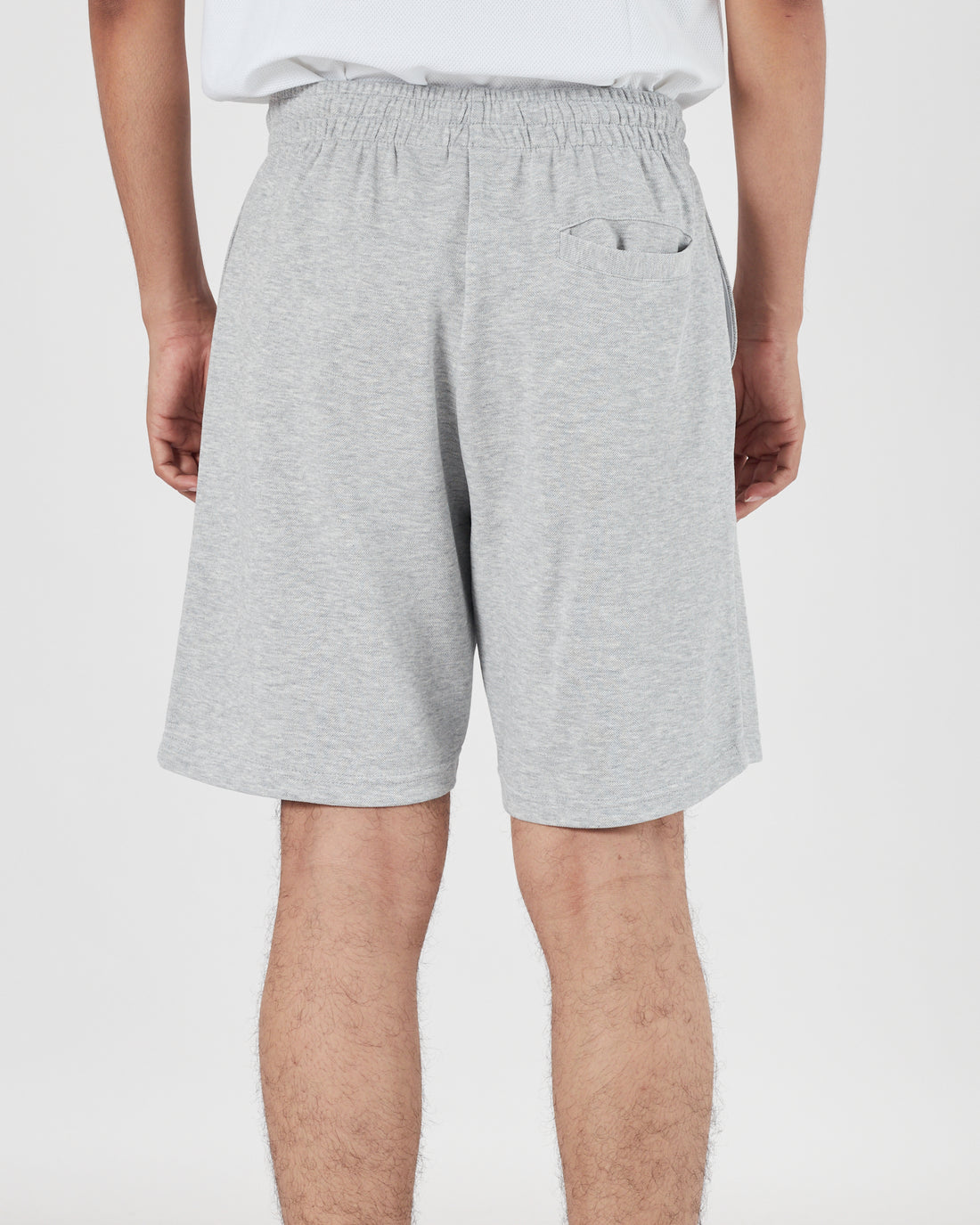STU Logo Embroidered Men Grey Shorts 17.90