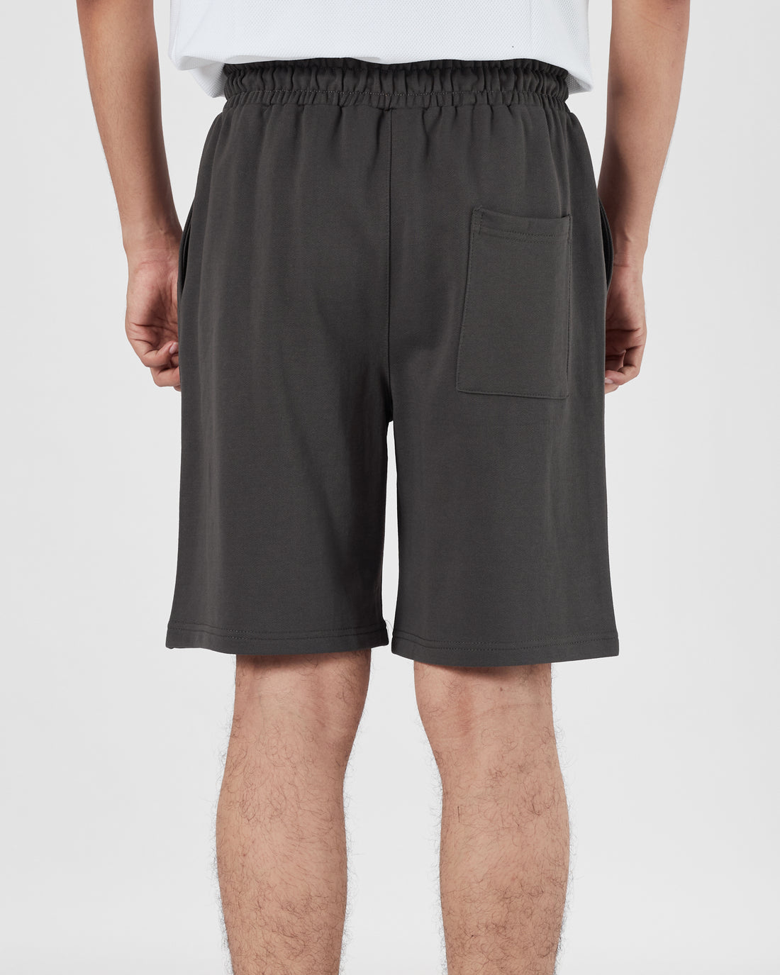 ESS Vertical Logo Printed Men Dark Grey Shorts 16.90