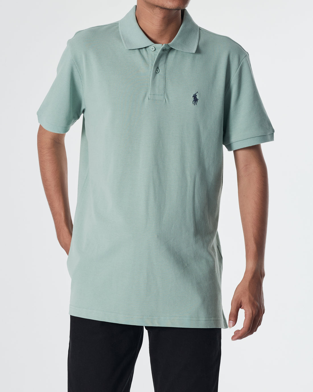 RL Plain Color Men Blue Polo Shirt 22.90