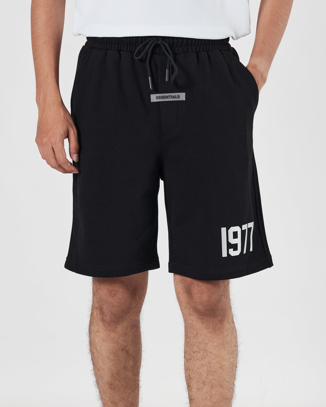 ESS 1977 Printed Men Black Shorts 16.90