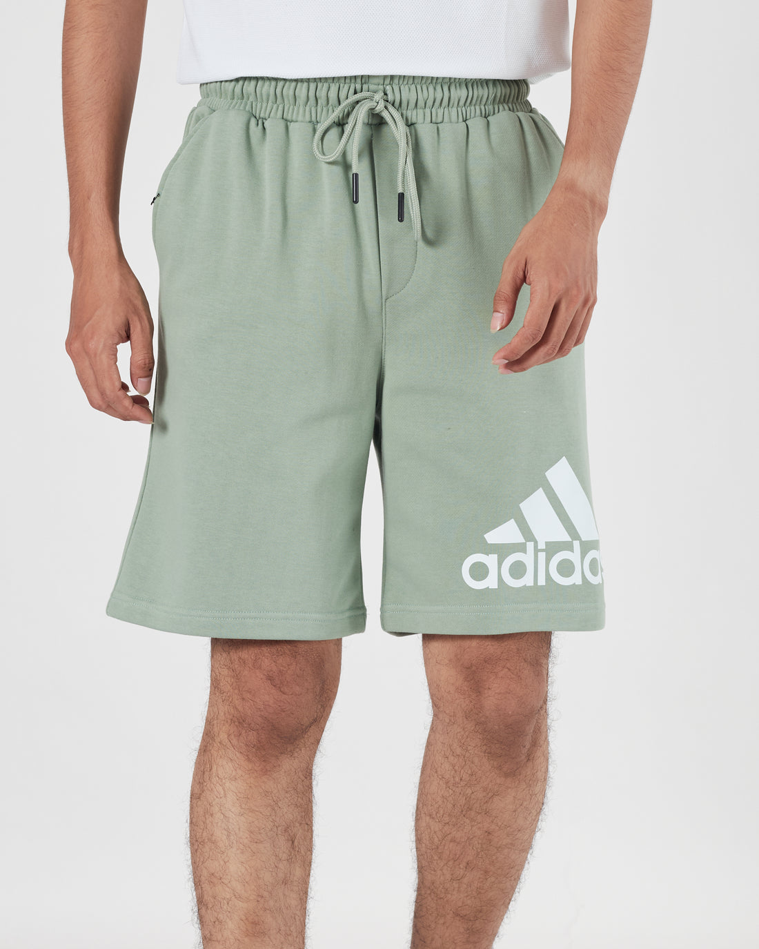 ADI Logo Printed Men Green Shorts 15.90