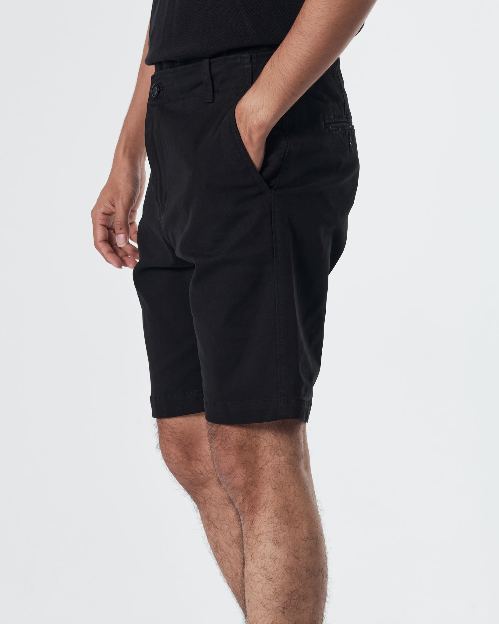 LAC Men Black Khaki Short Pants 17.90