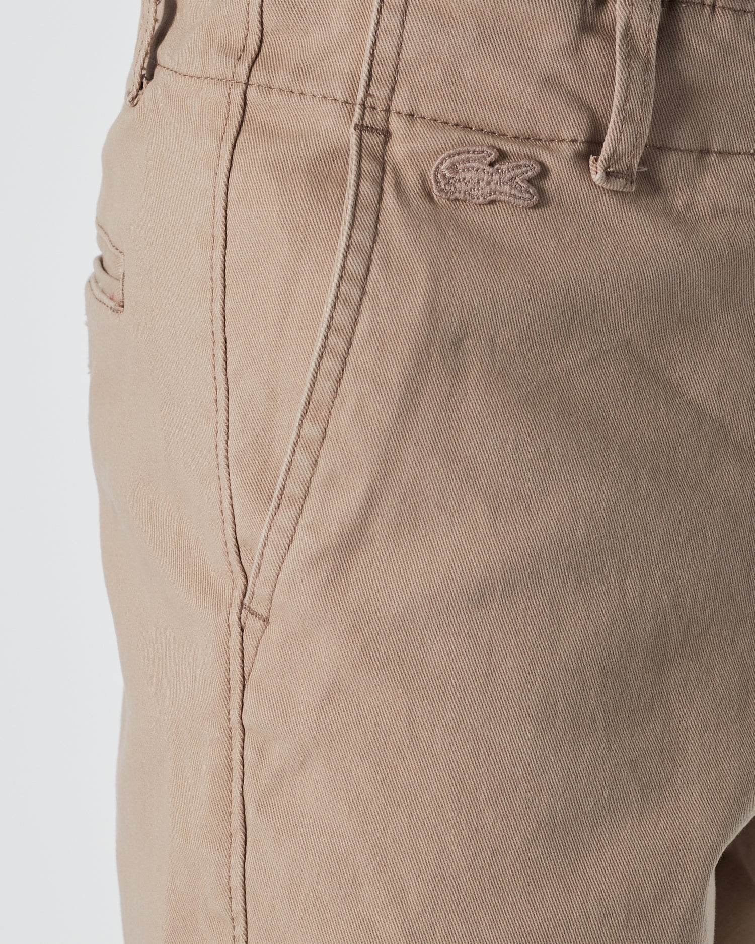 LAC Men Cream Khaki Short Pants 17.90