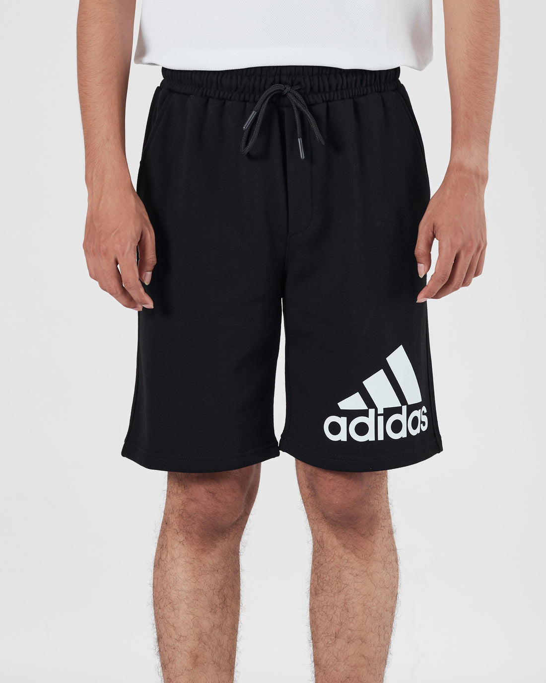 ADI Logo Printed Men Black Shorts 15.90