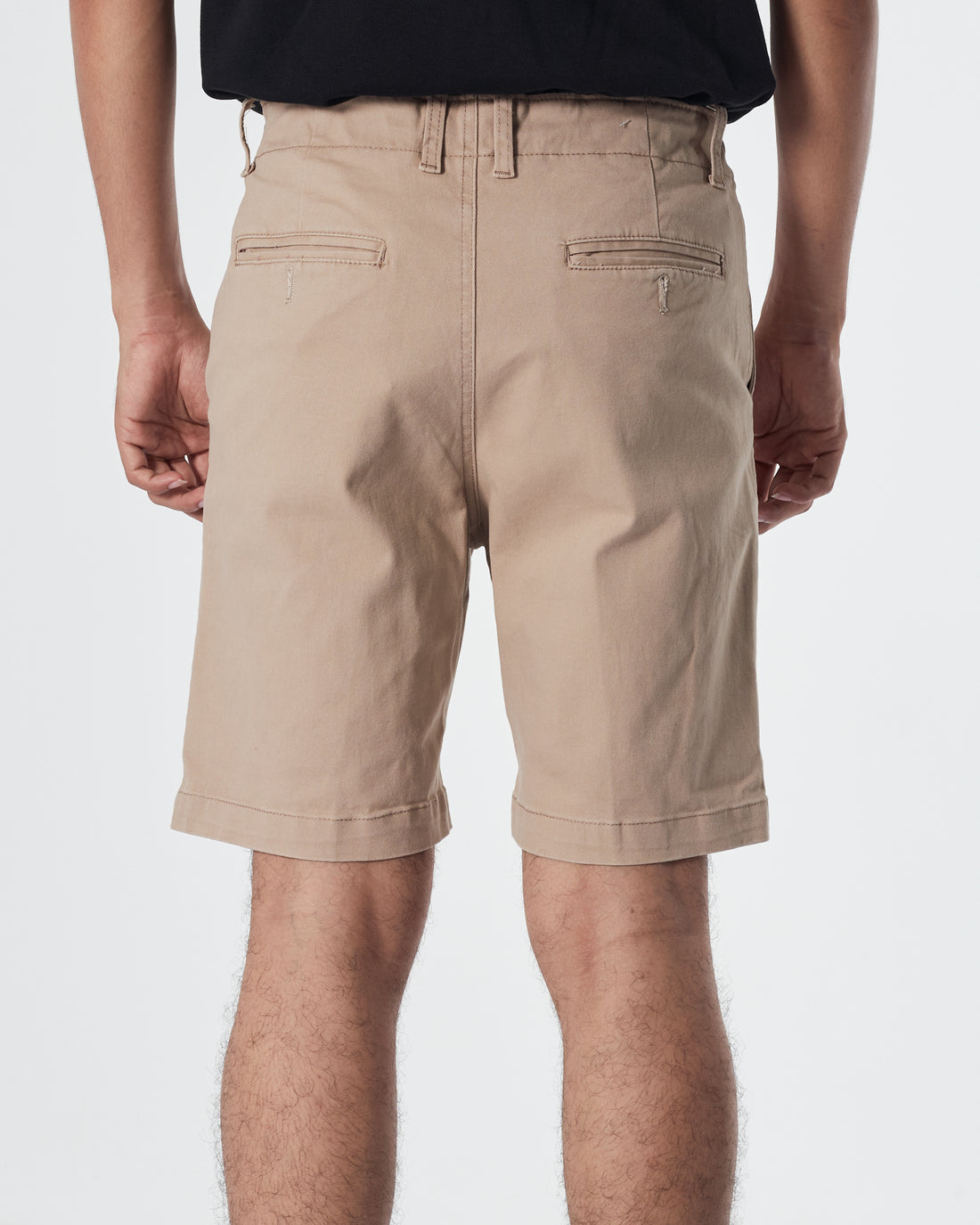 LAC Men Cream Khaki Short Pants 17.90