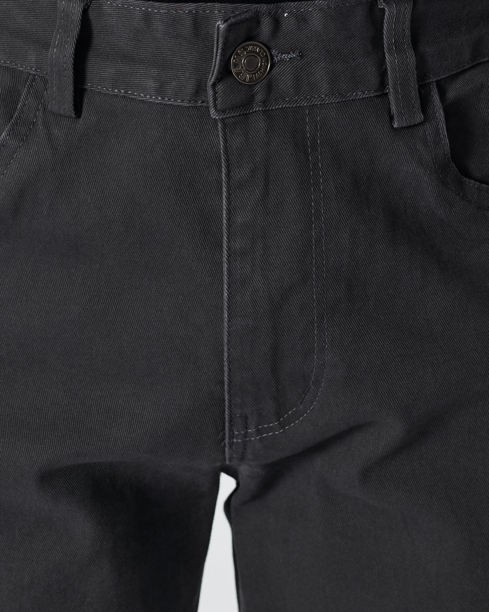 LAC Plain Color Men Dark Grey Khaki Pants 25.90