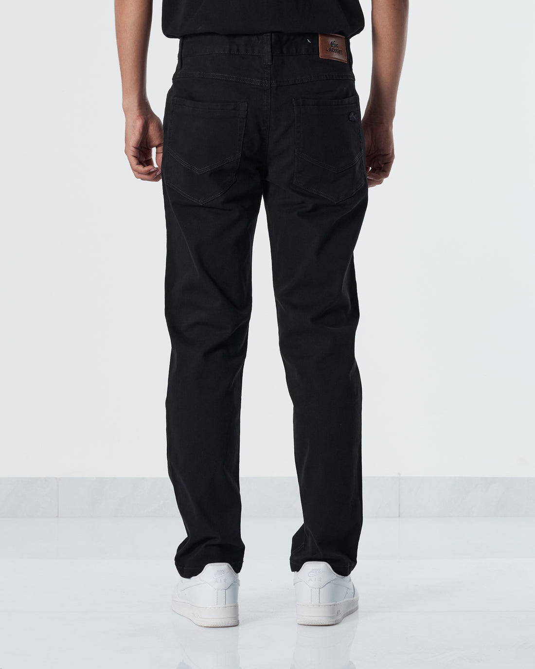 LAC Plain Color Men Black Khaki Pants 25.90