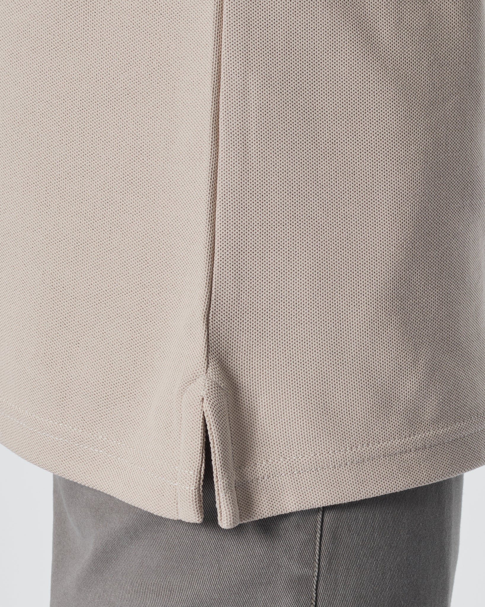 LAC Striped Collar Men Cream Polo Shirt 22.90
