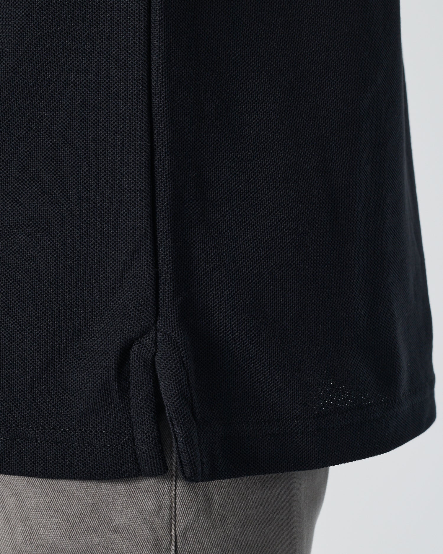 LAC Striped Collar Men Black Polo Shirt 22.90