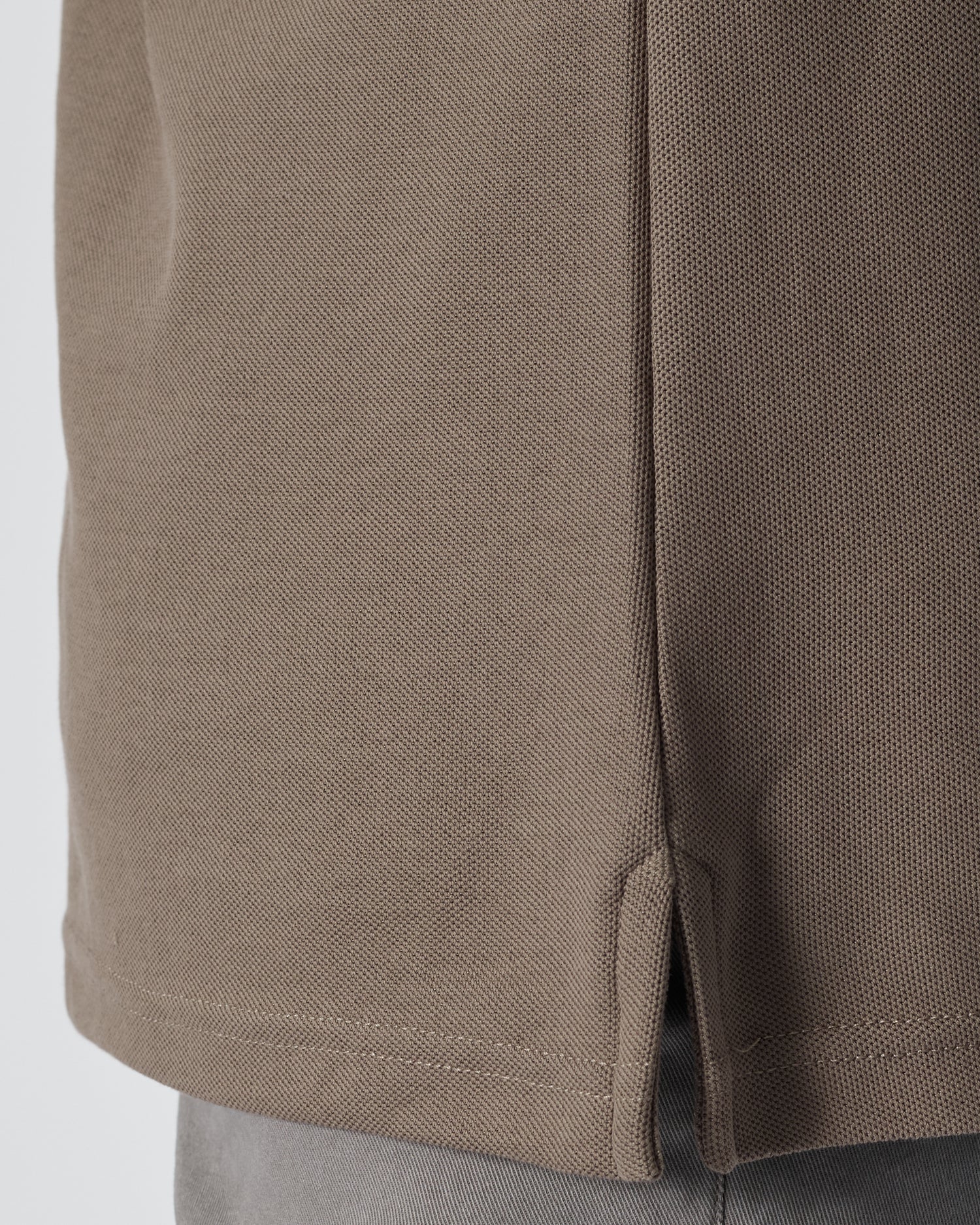 LAC Striped Collar Men Brown Polo Shirt 22.90