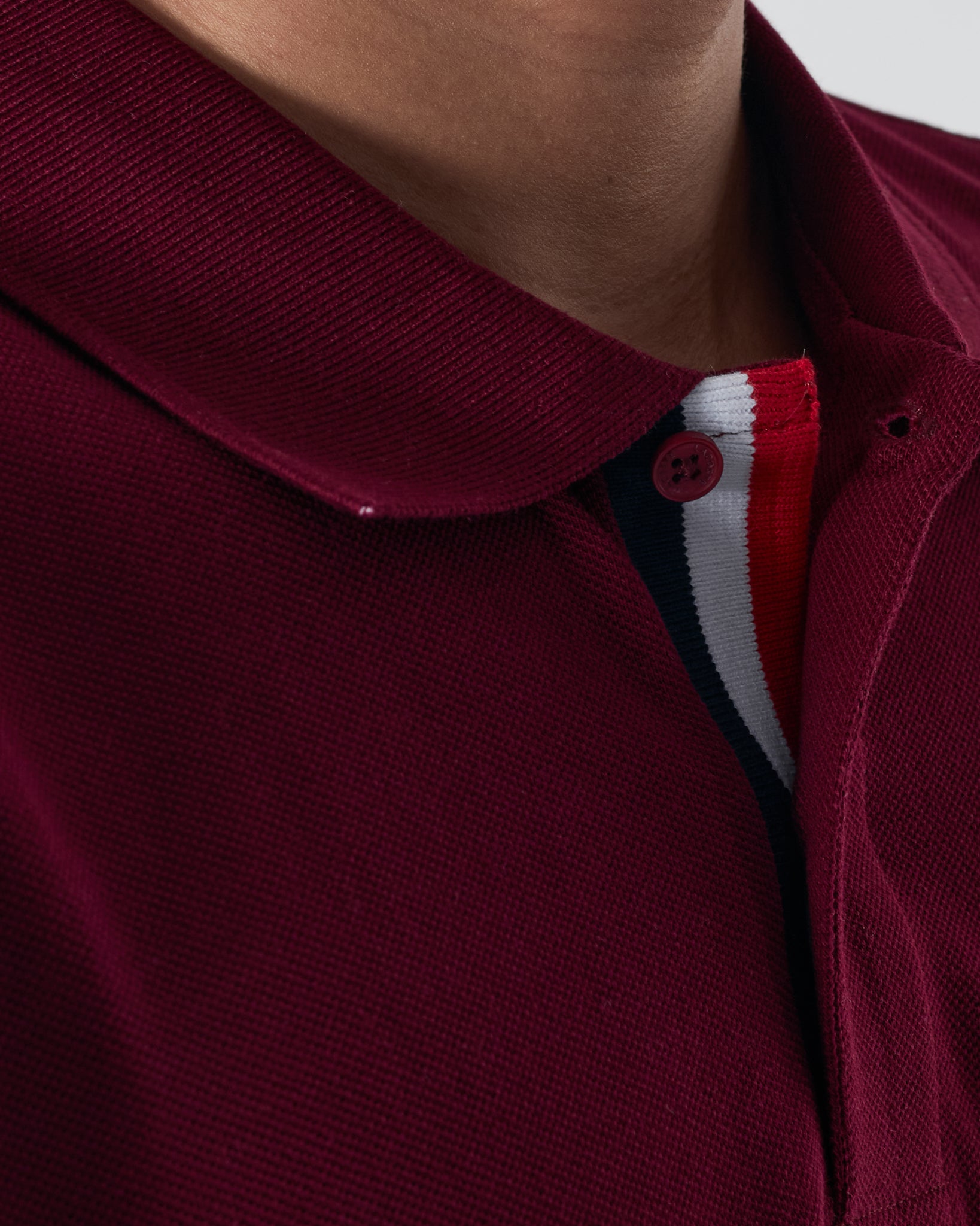 LAC Plain Color Men Red Polo Shirt 22.90