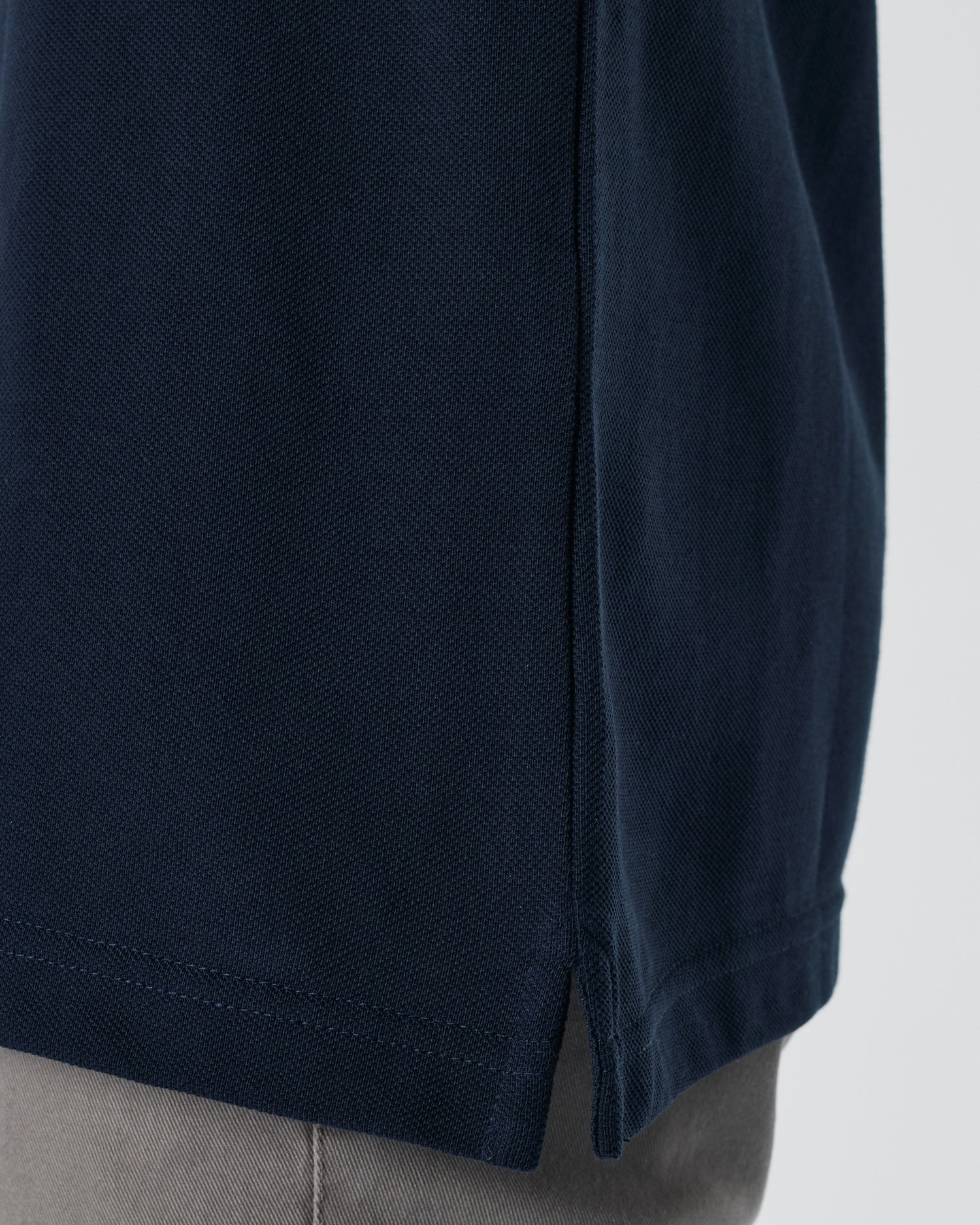 LAC Plain Color Men Blue Polo Shirt 22.90