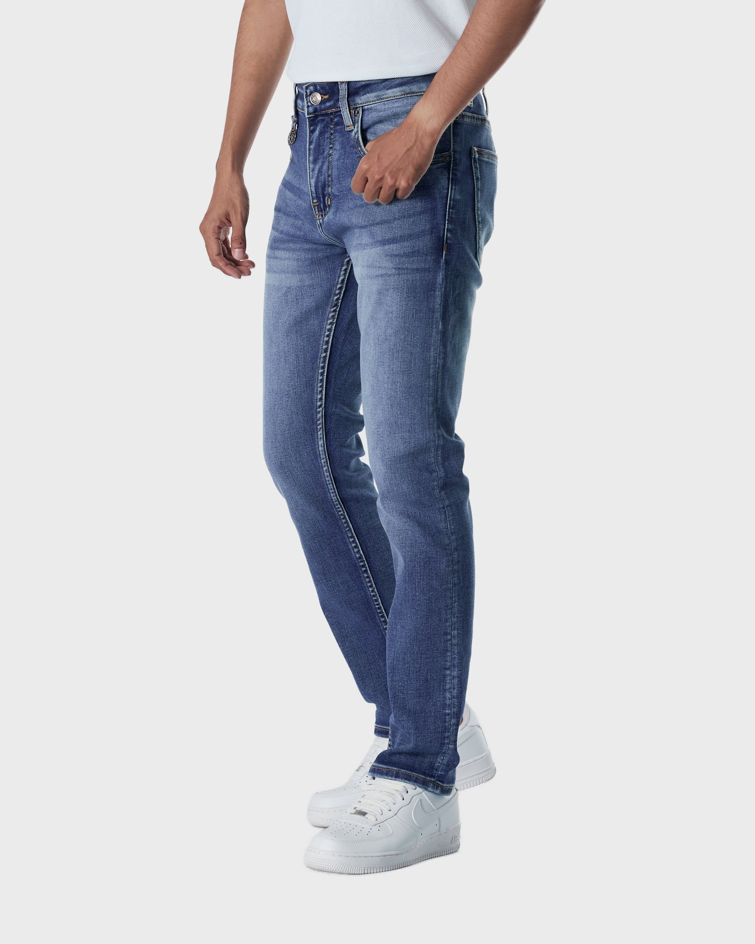 BUR Men Slim Fit Light Blue Jeans 24.90