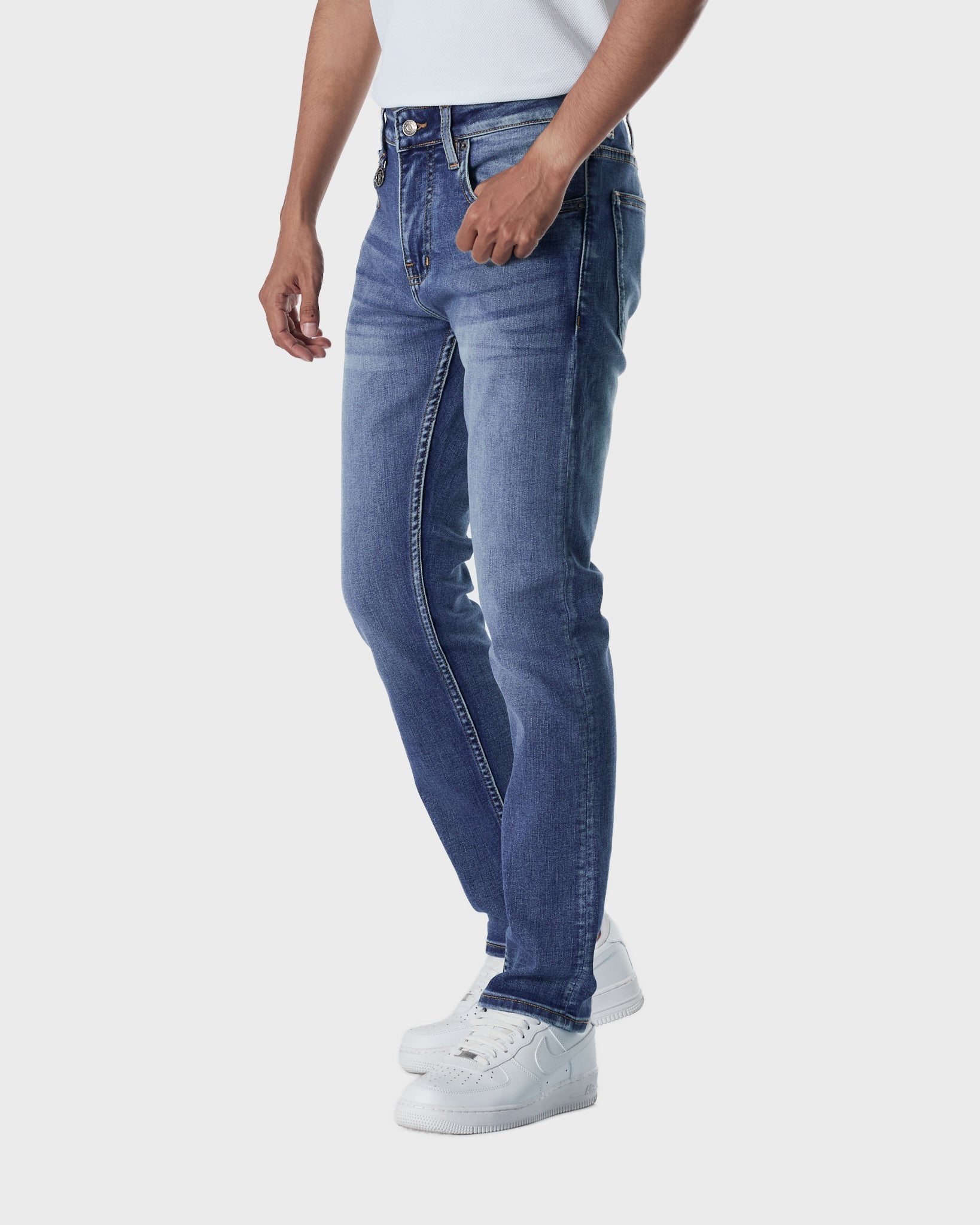BUR Men Slim Fit Light Blue Jeans 24.90