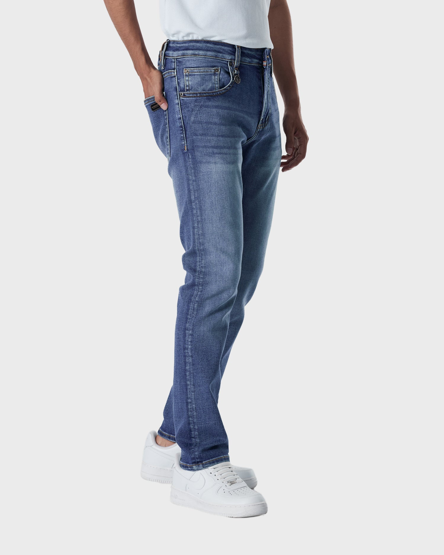 BUR Men Slim Fit Light Blue Jeans 24.90