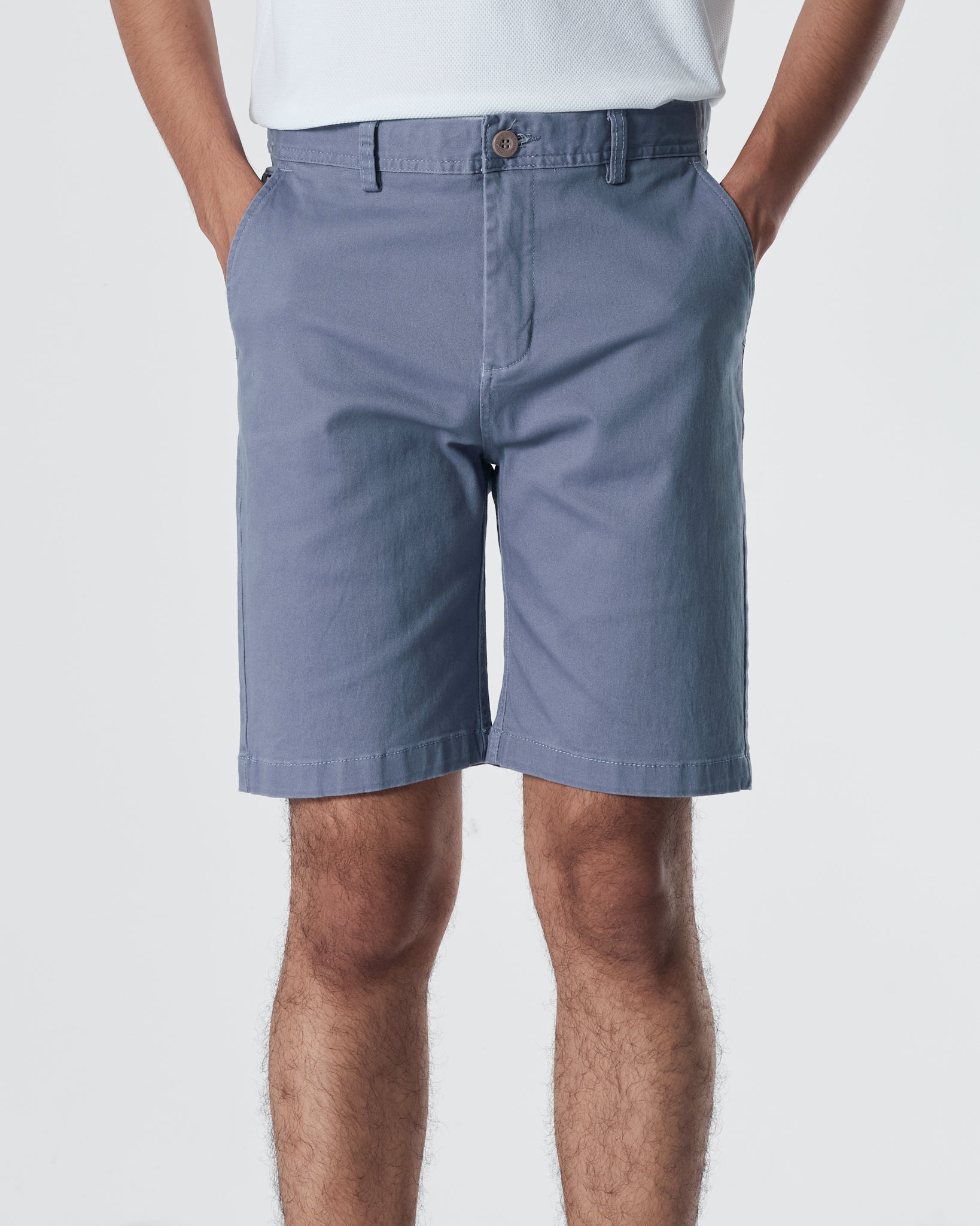 TH Plain Color Men Light Blue Short Pants 16.90