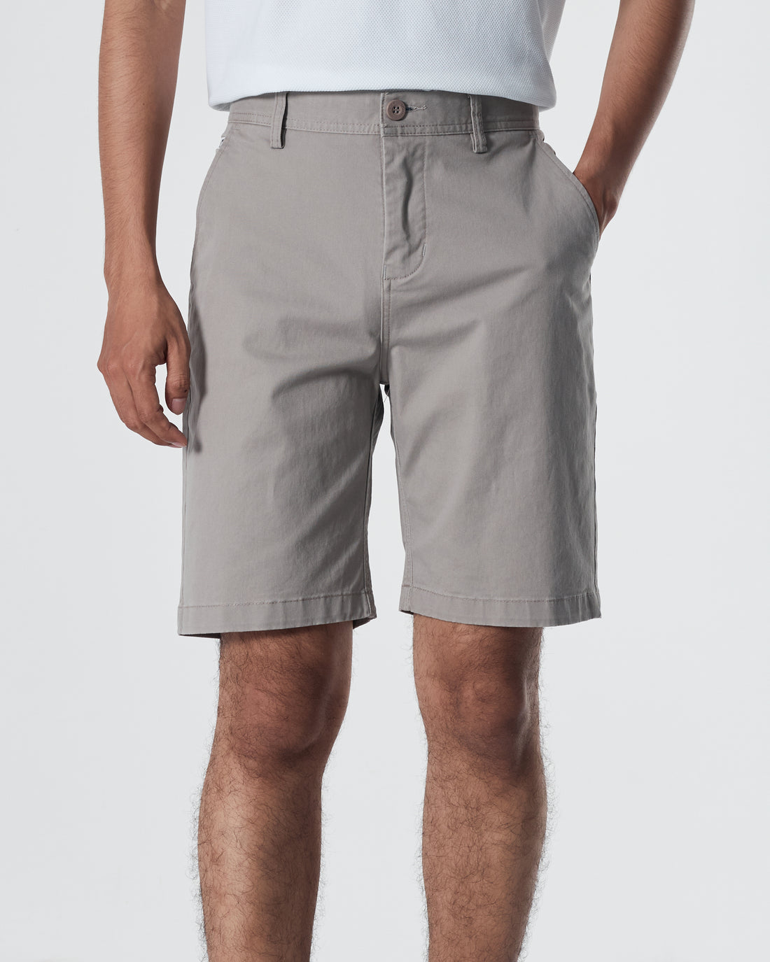 TH Plain Color Men Grey Short Pants 16.90