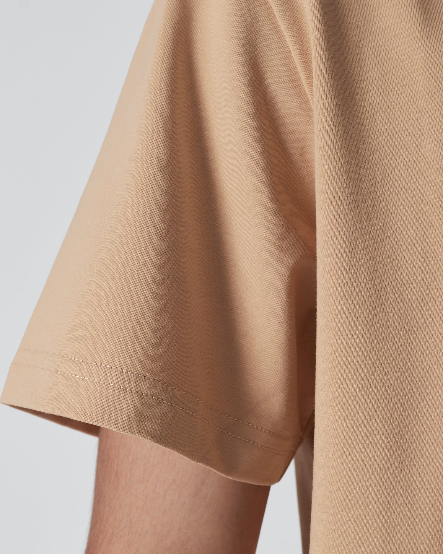 RL Plain Color Men Cream T-Shirt 12.90