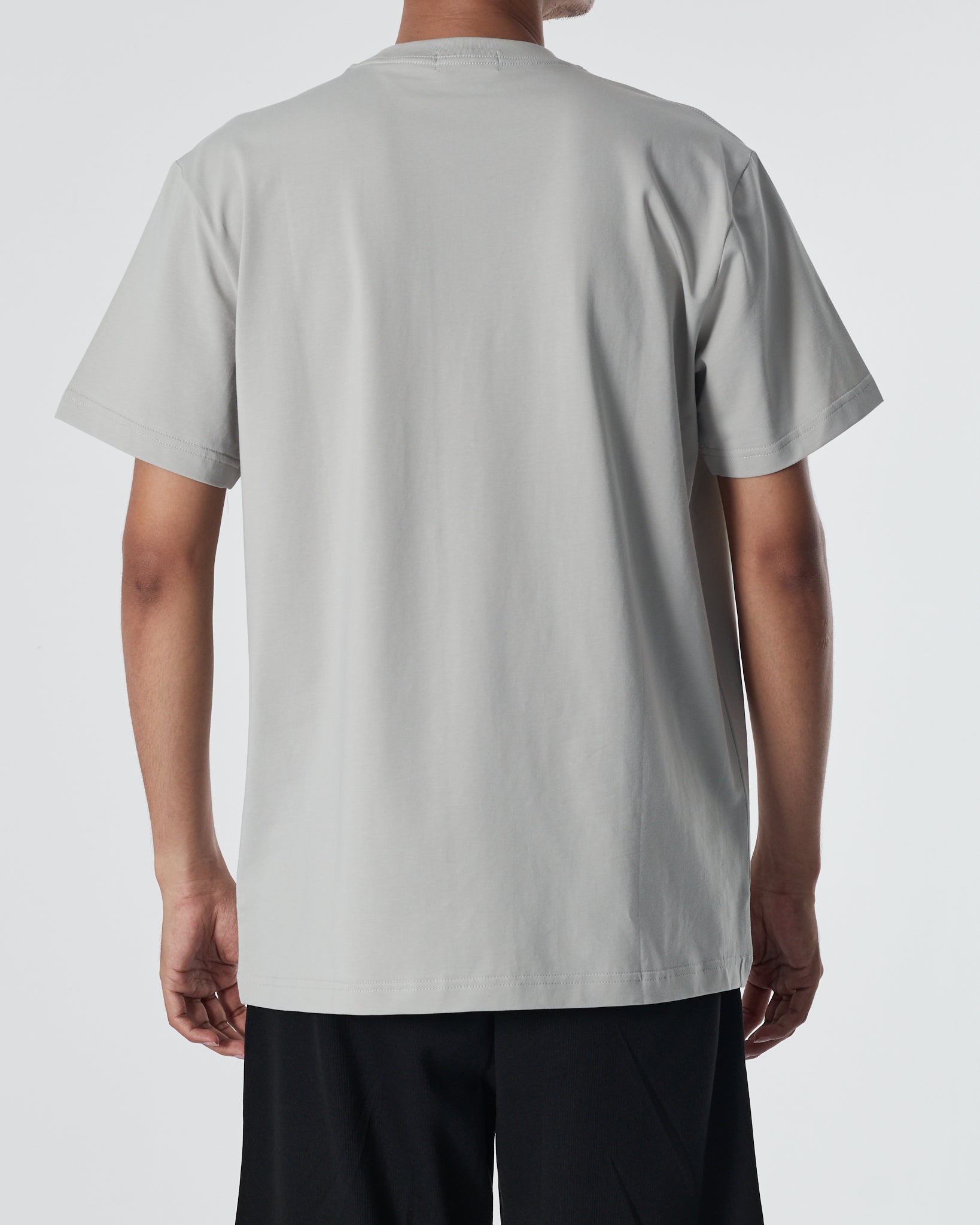 RL Plain Color Men Grey T-Shirt 12.90