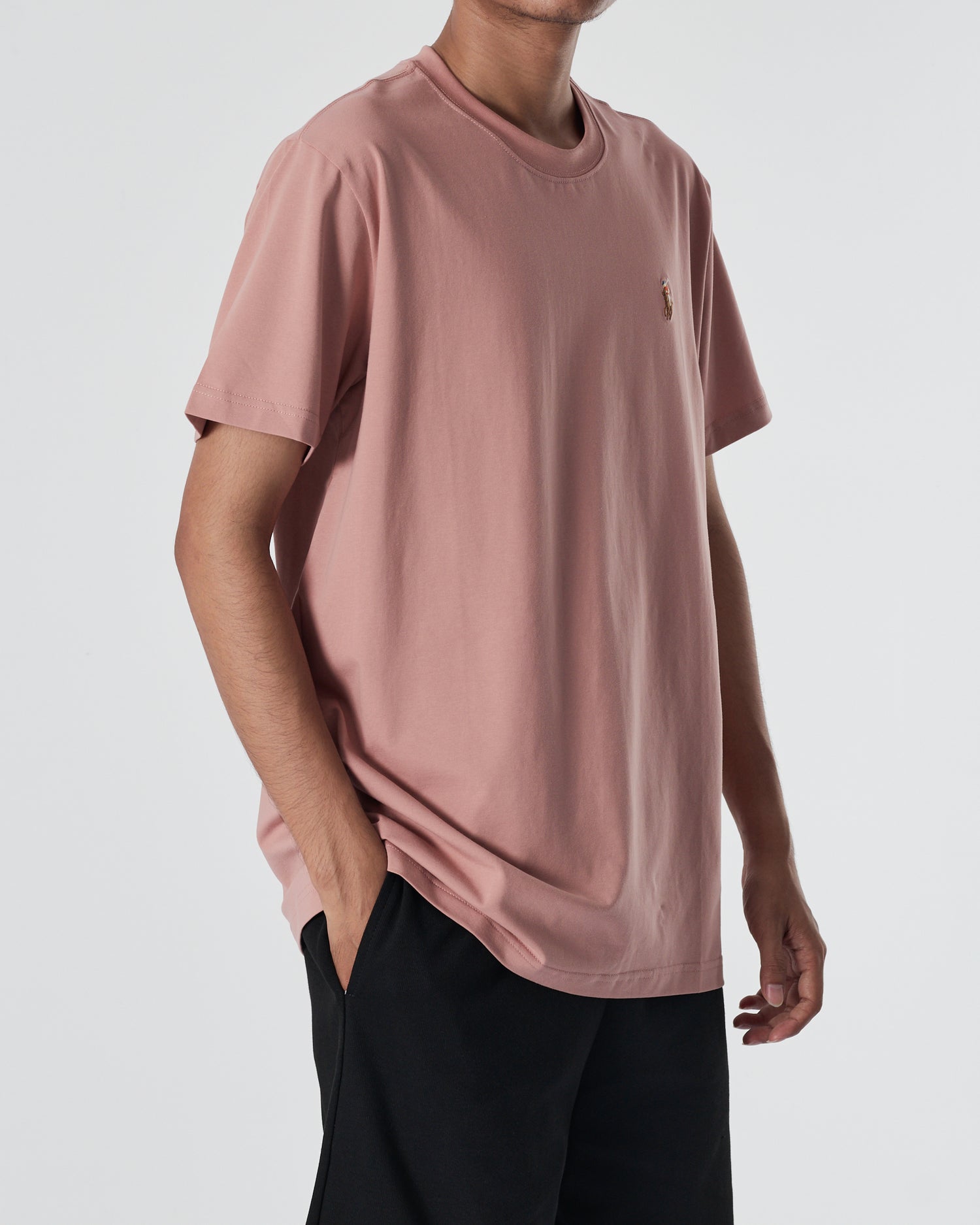 RL Plain Color Men Pink T-Shirt 12.90