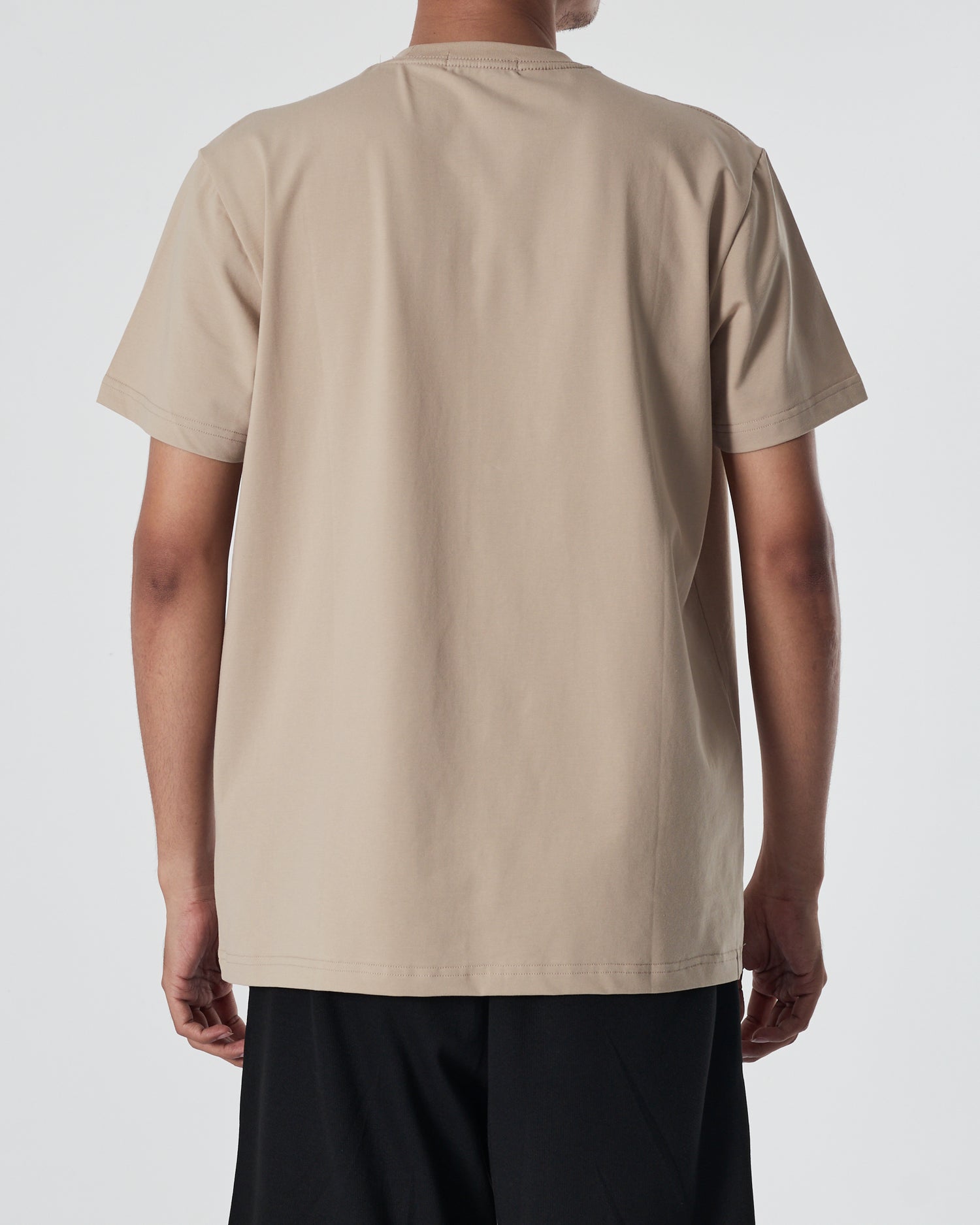 RL Plain Color Men Light Cream T-Shirt 12.90