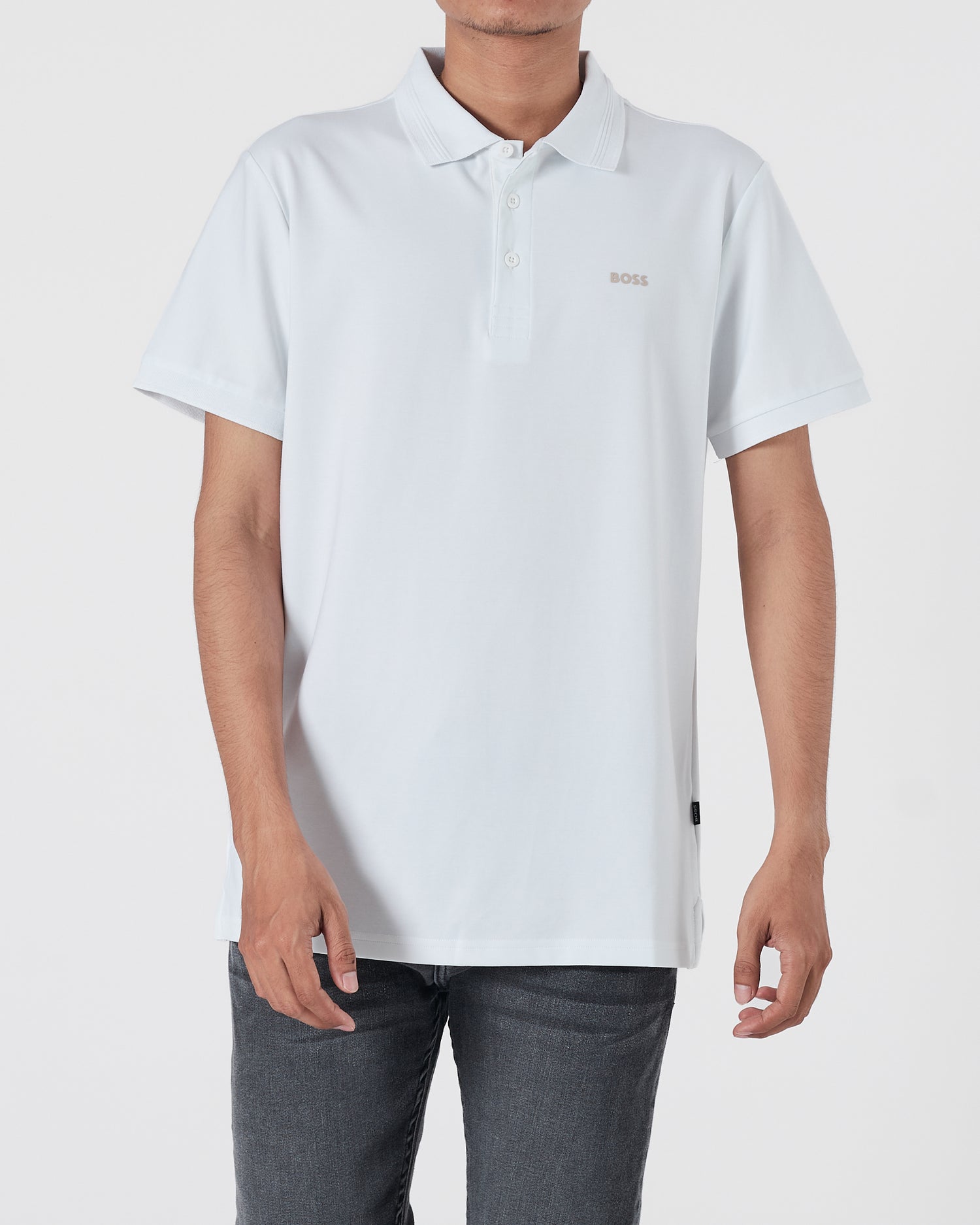 HUG Men White Polo Shirt 23.90