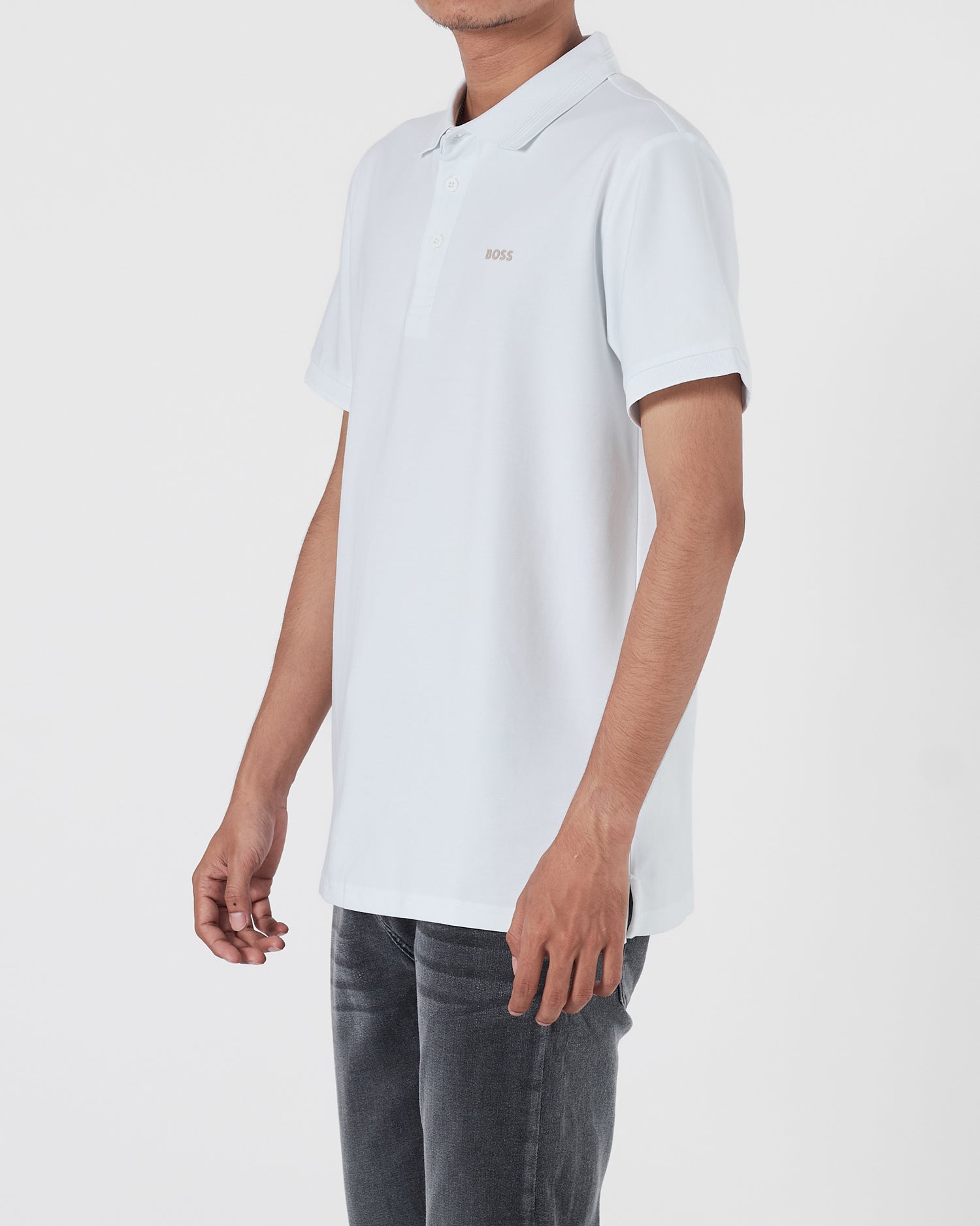 HUG Men White Polo Shirt 23.90