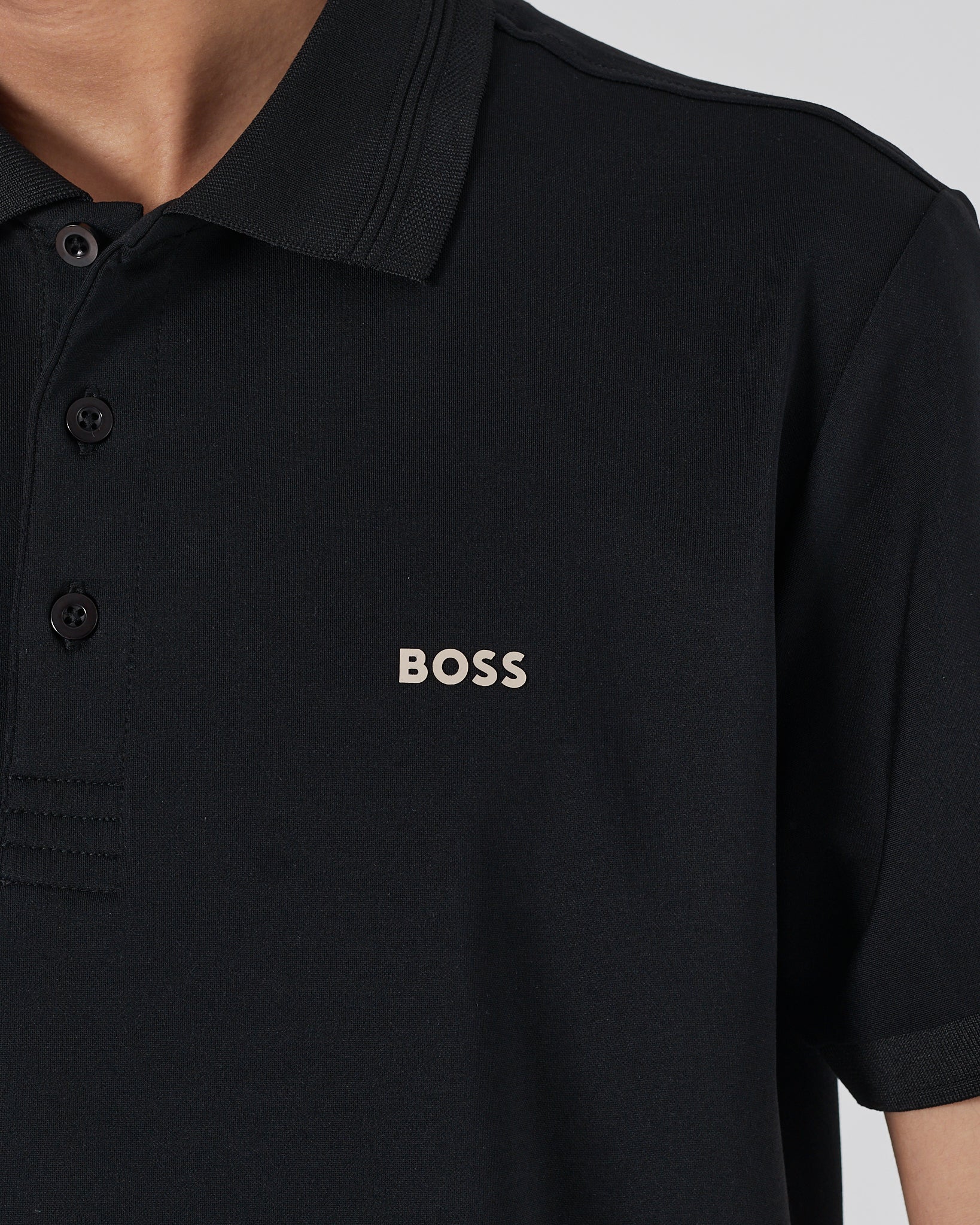 HUG Men Black Polo Shirt 23.90