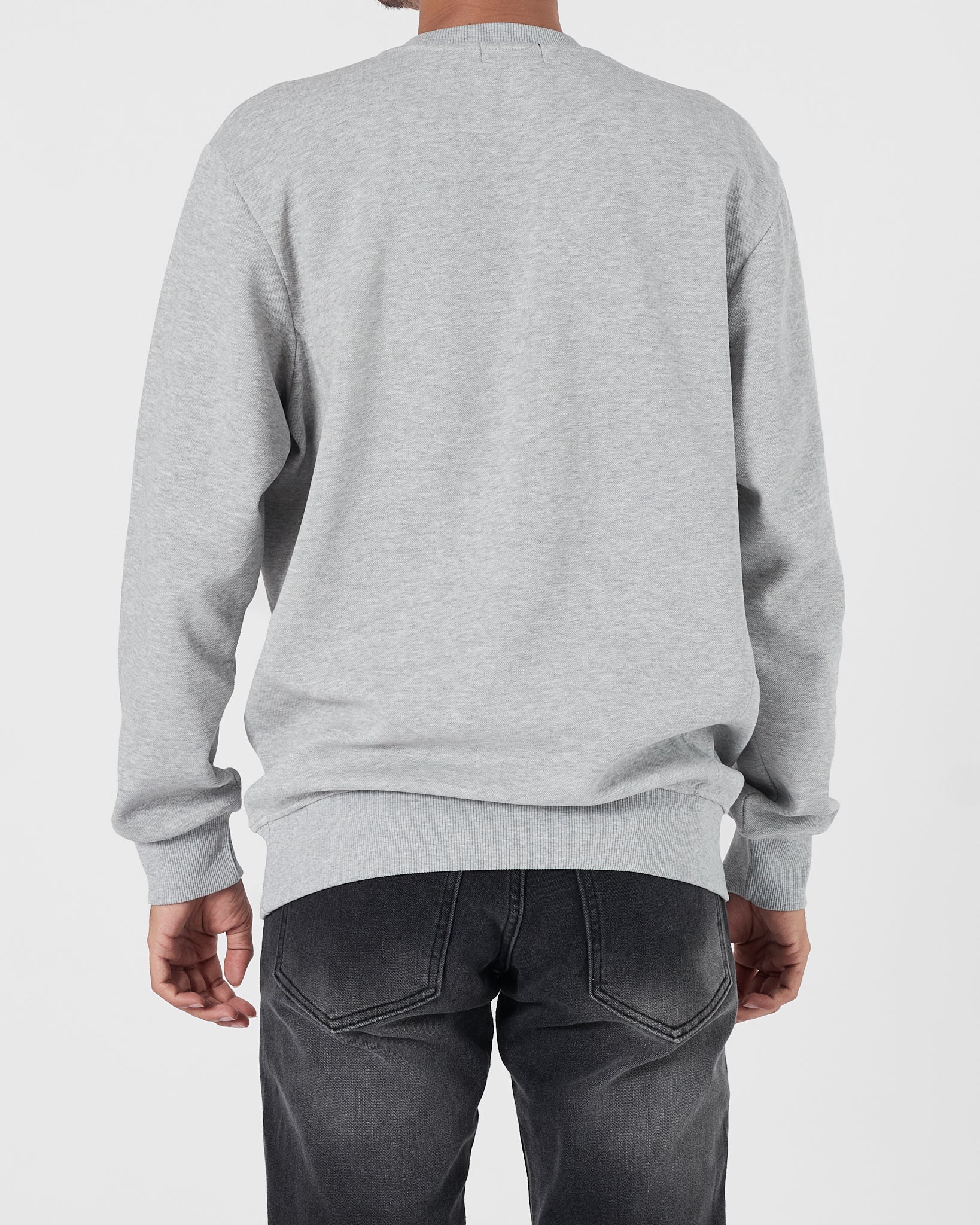 RL Logo Embroidered Men Grey Sweater 24.90