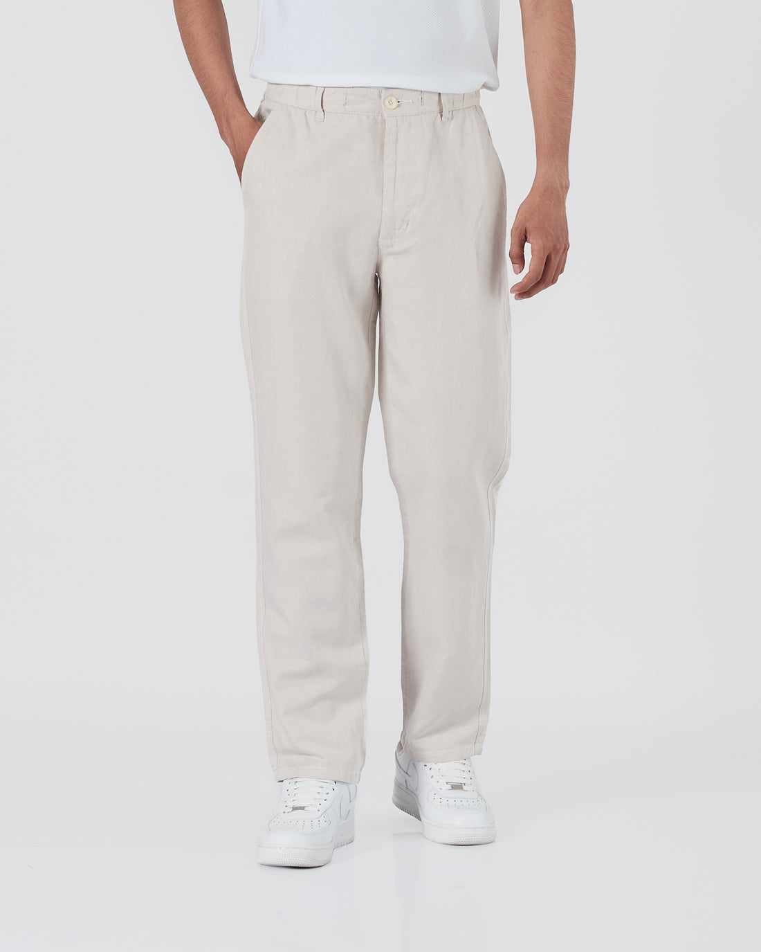 GAP Men Cotton Cream Pants 24.90