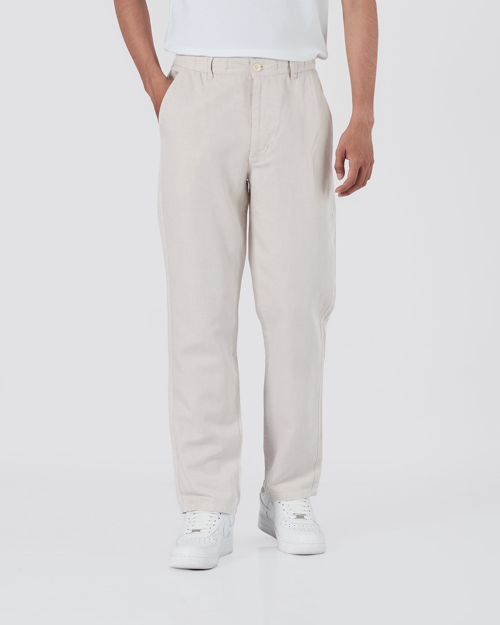 GAP Men Cotton Cream Pants 24.90