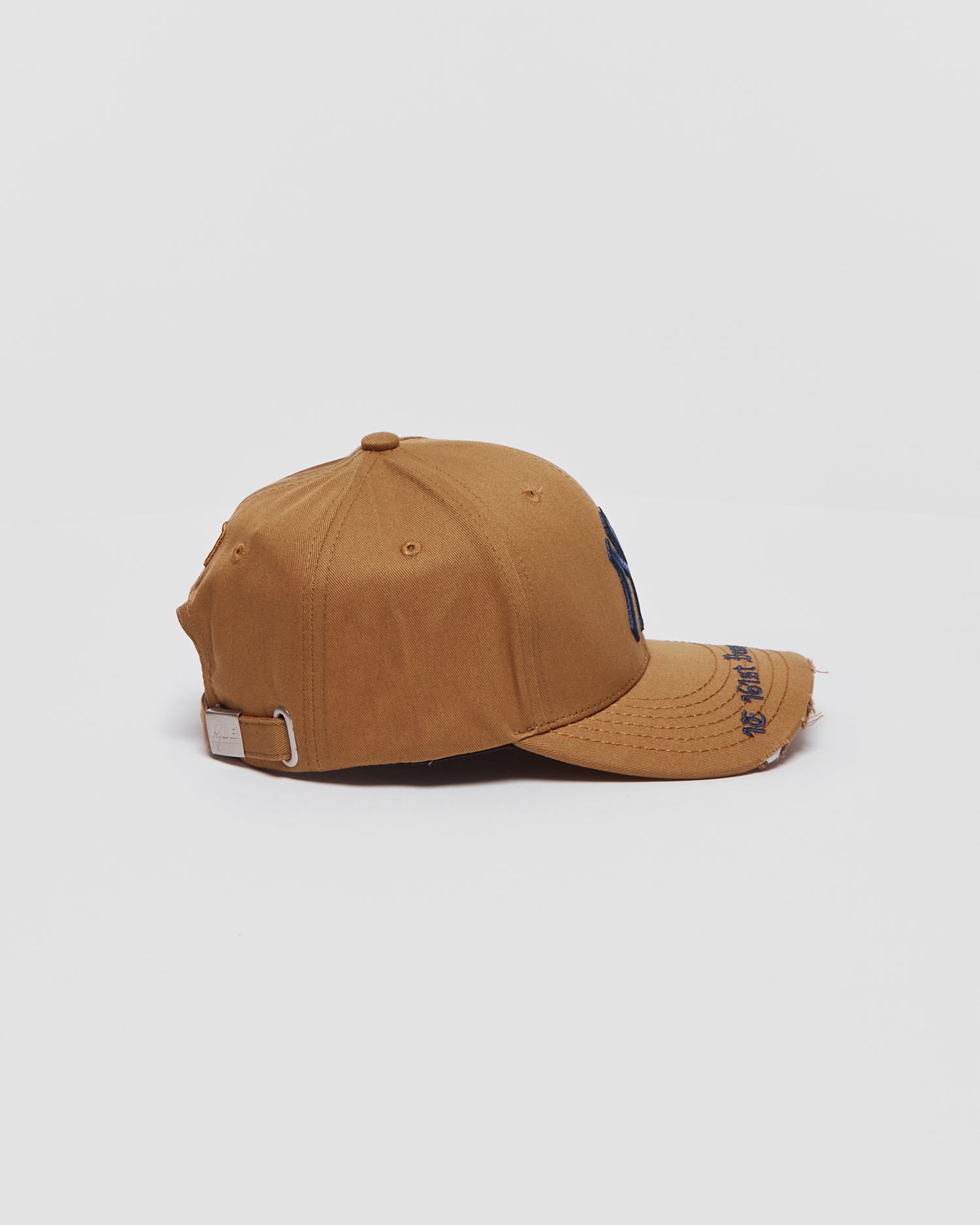 NY Logo Embroidered Brown Cap 10.90