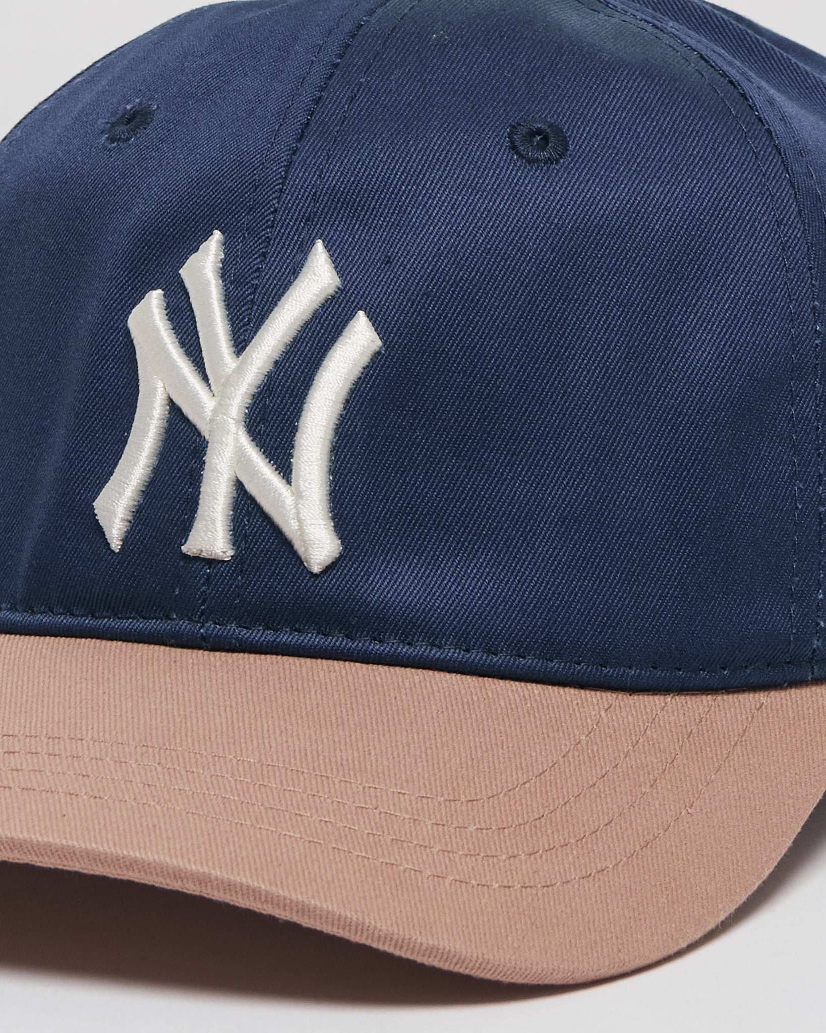 NY Logo Embroidered Color Block Cap 11.90