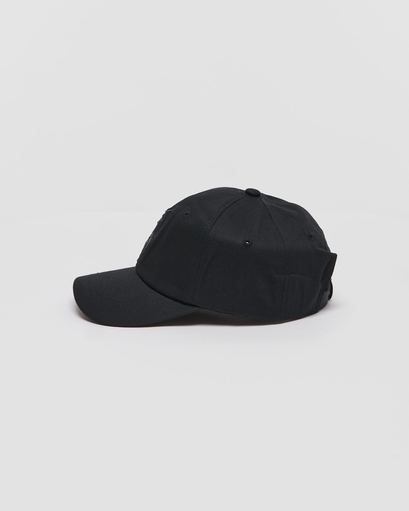 RL Logo Embroidered Black Cap 10.90