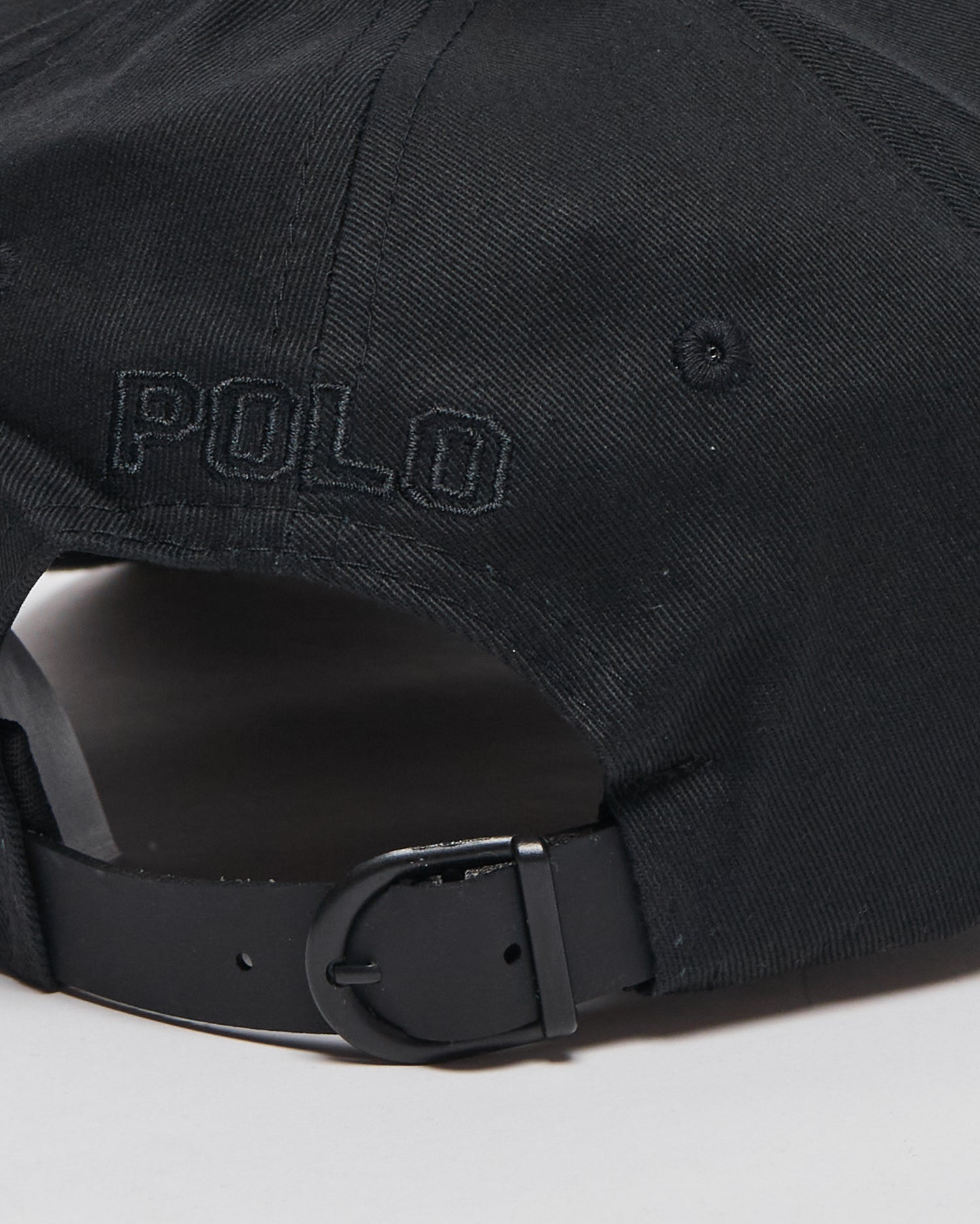 RL Logo Embroidered Black Cap 10.90