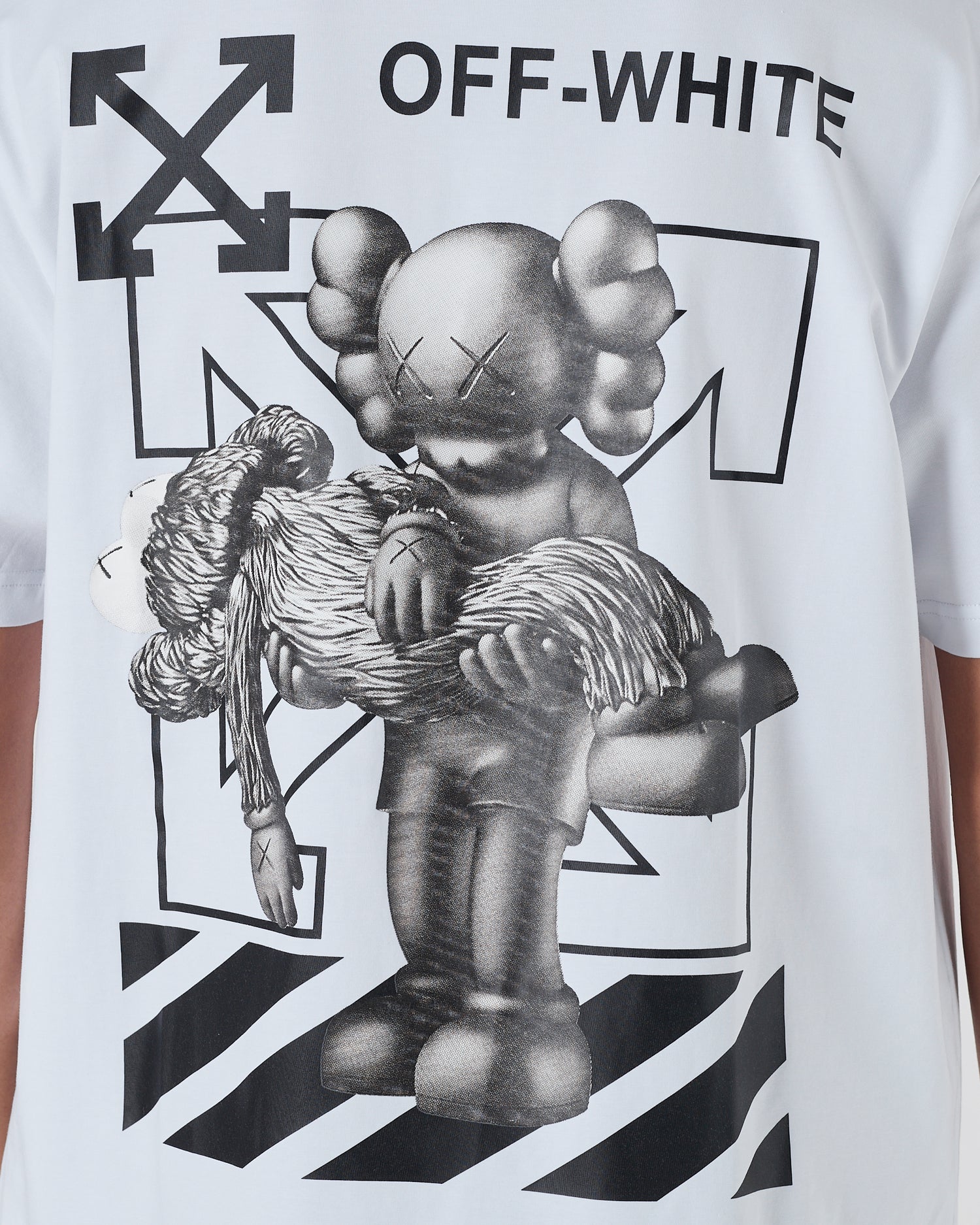 OW X Kaws Men White T-Shirt 17.90