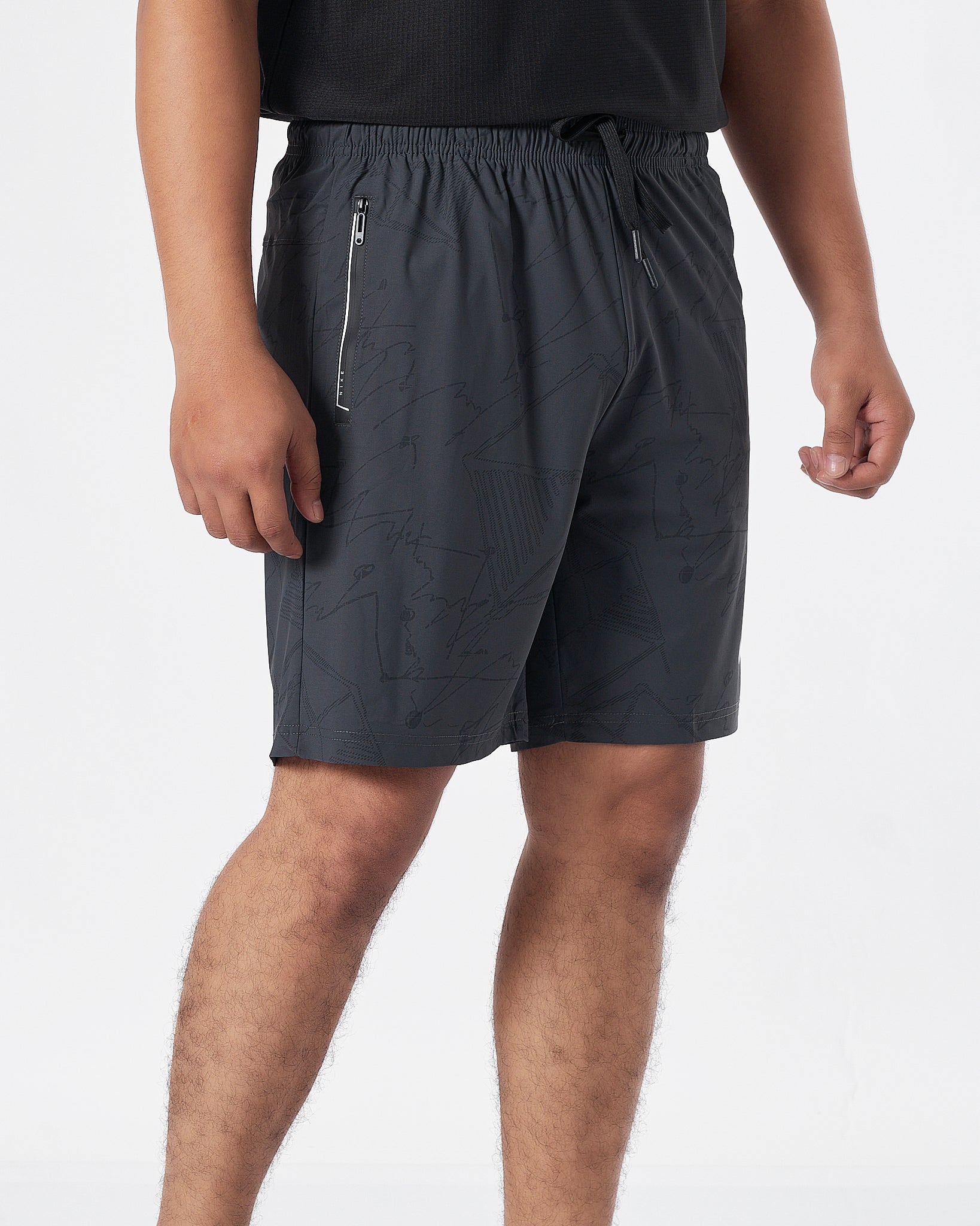 NIK Light Weight Men Grey Track Shorts 13.90